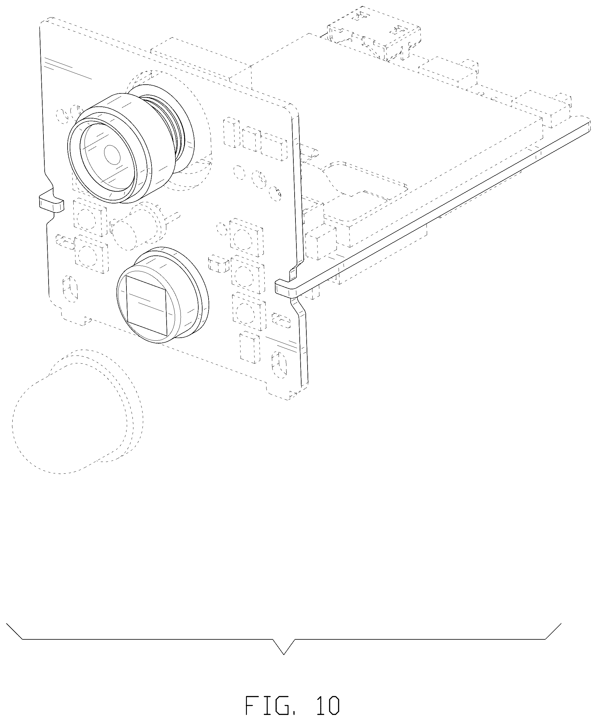 Patent USD1076838 Figure 10 – Camera circuit board
