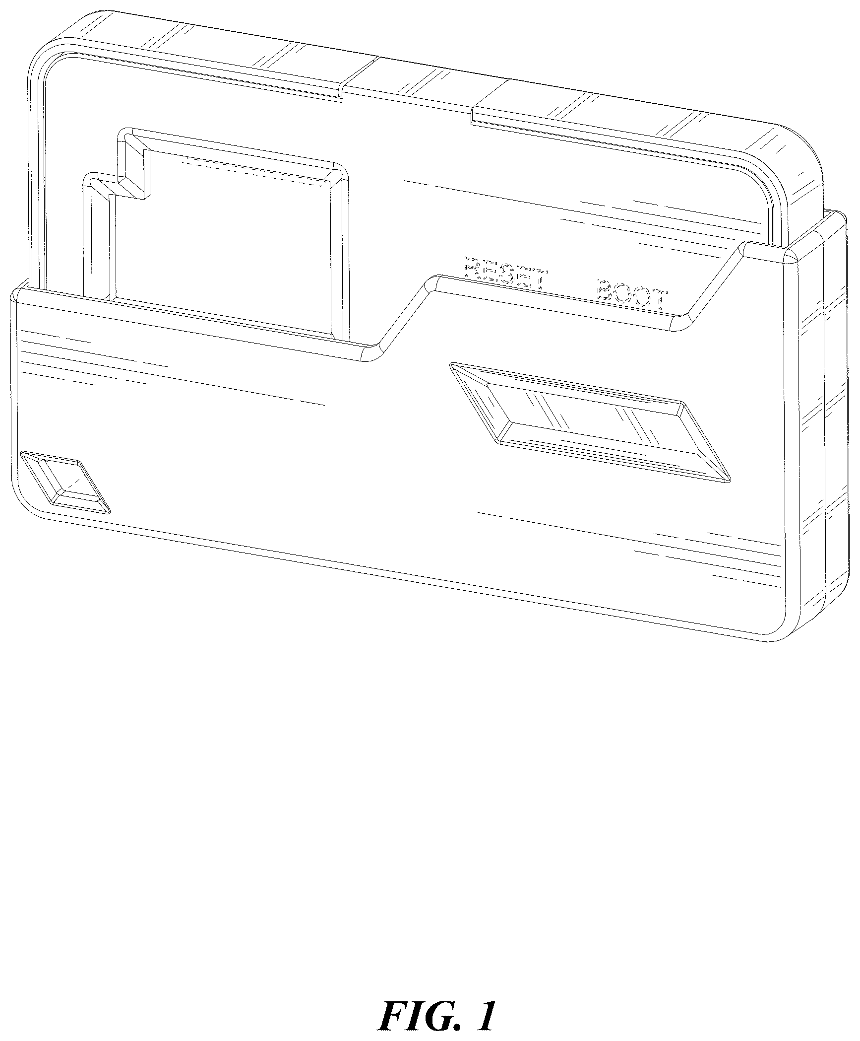 Patent USD1076839 Figure 1 – Plastic box assembly for electronic circuits