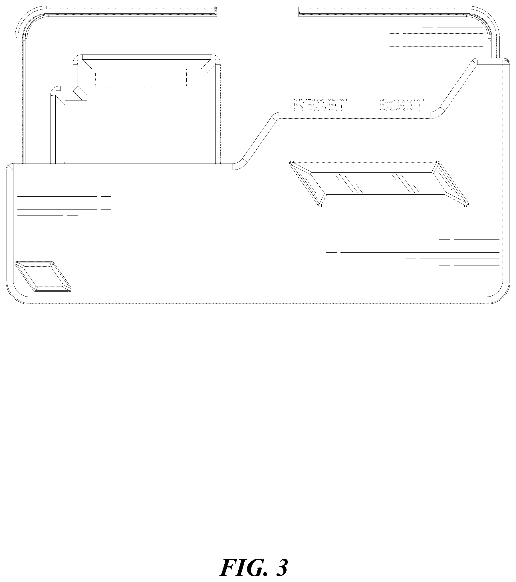 Patent USD1076839 Figure 3 – Plastic box assembly for electronic circuits