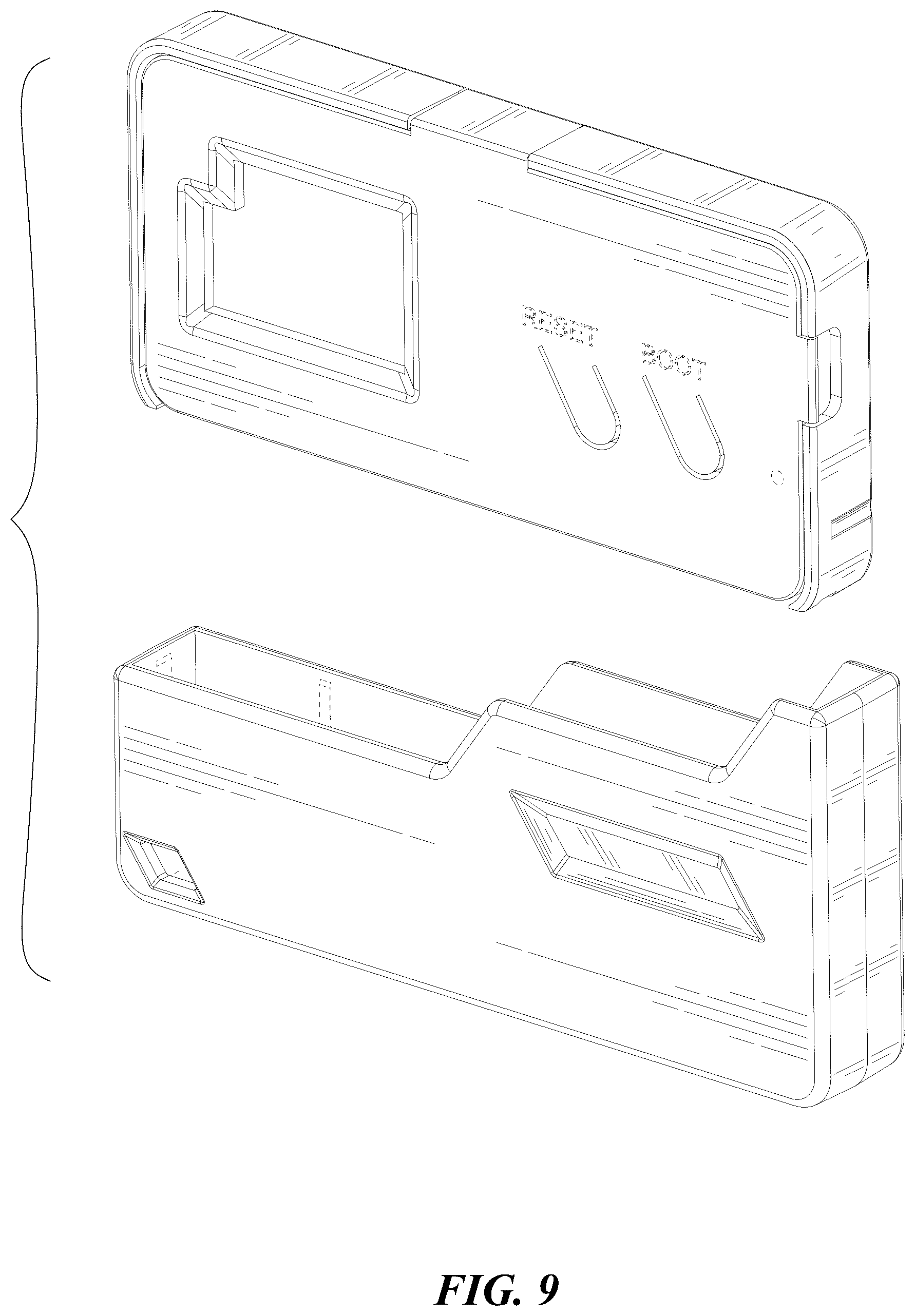 Patent USD1076839 Figure 9 – Plastic box assembly for electronic circuits
