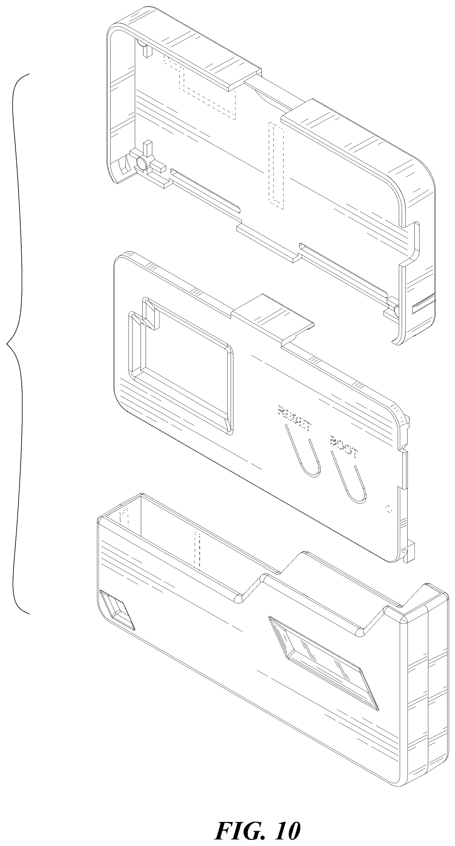 Patent USD1076839 Figure 10 – Plastic box assembly for electronic circuits