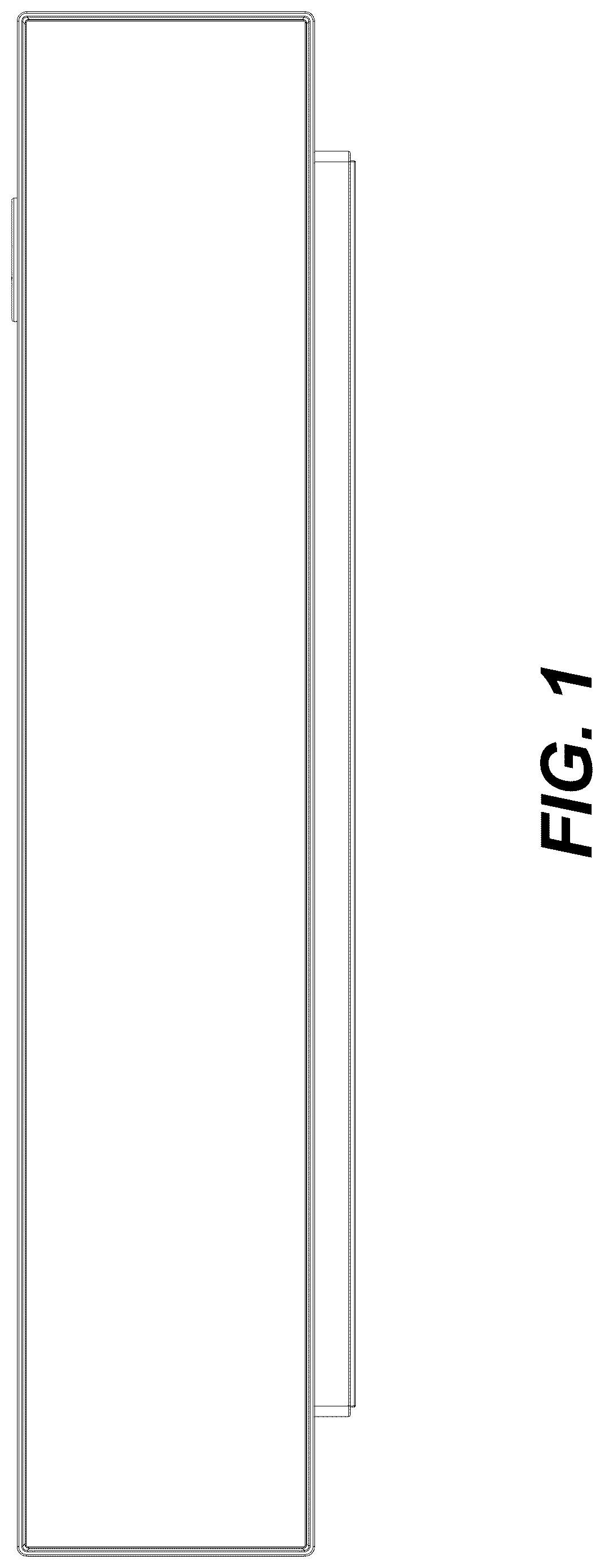Patent USD1076840 Figure 1 – Electronic media device