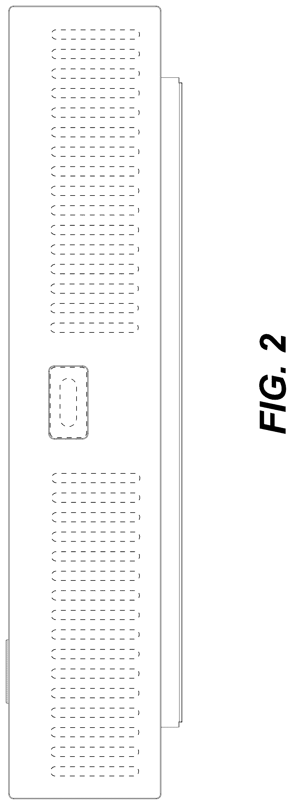 Patent USD1076840 Figure 2 – Electronic media device