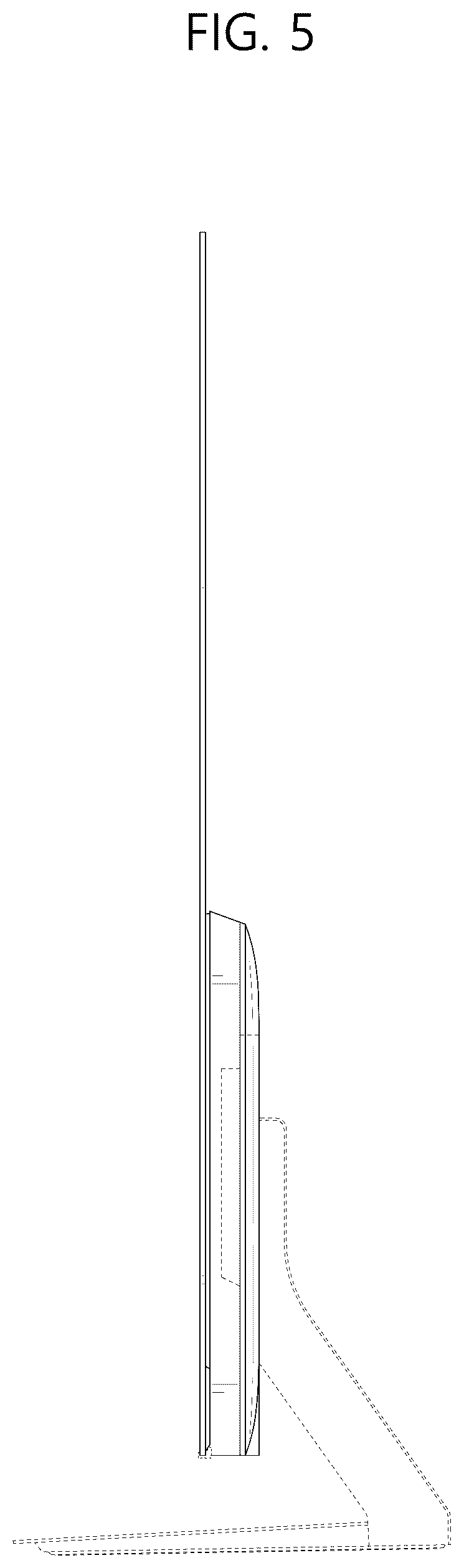Patent USD1076842 Figure 5 – Television