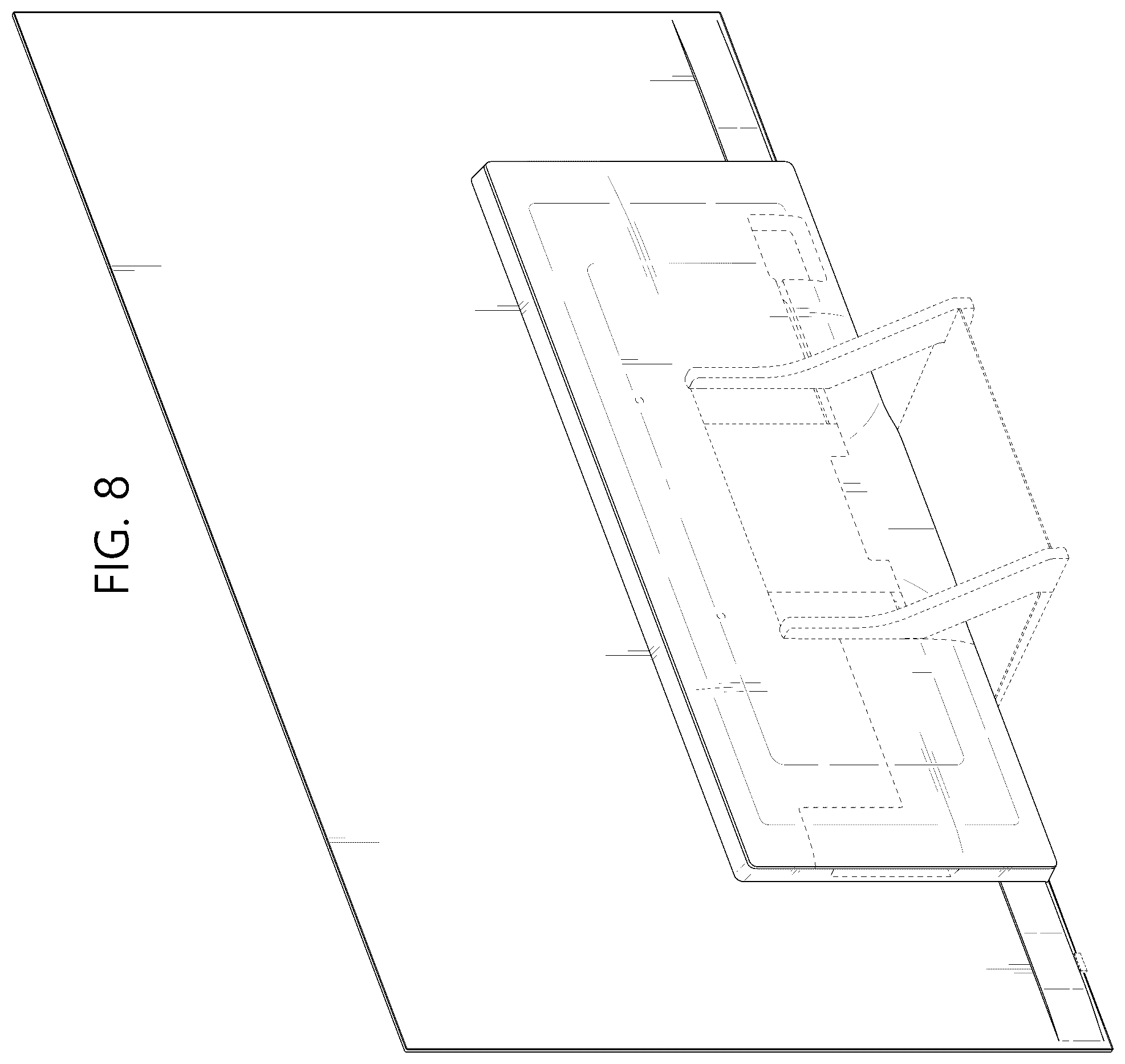 Patent USD1076842 Figure 8 – Television