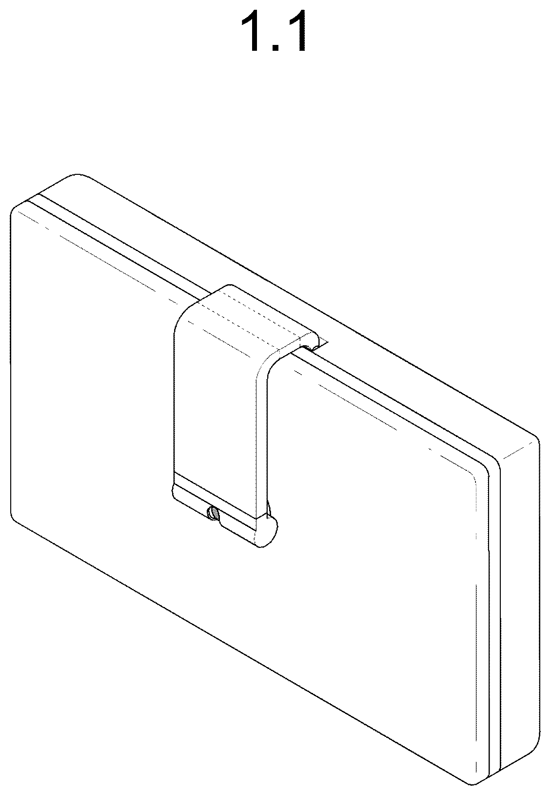 Patent USD1076844 — Television receiver — Figure 1