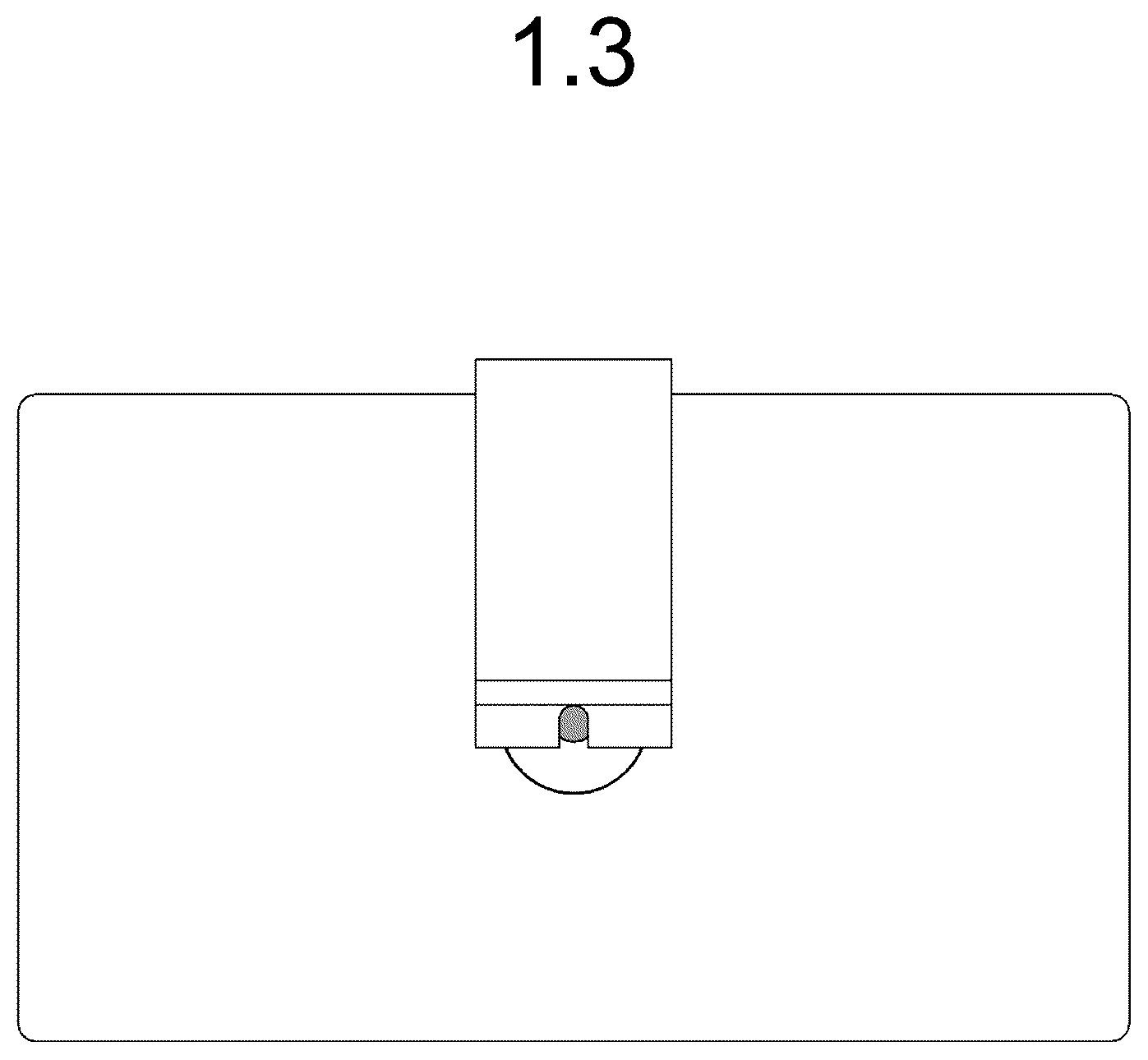 Patent USD1076844 Figure 3 – Television receiver