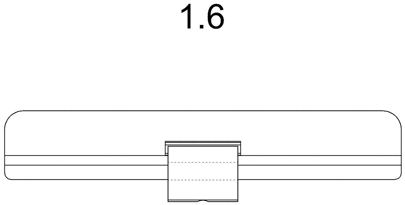 Patent USD1076844 Figure 6 – Television receiver