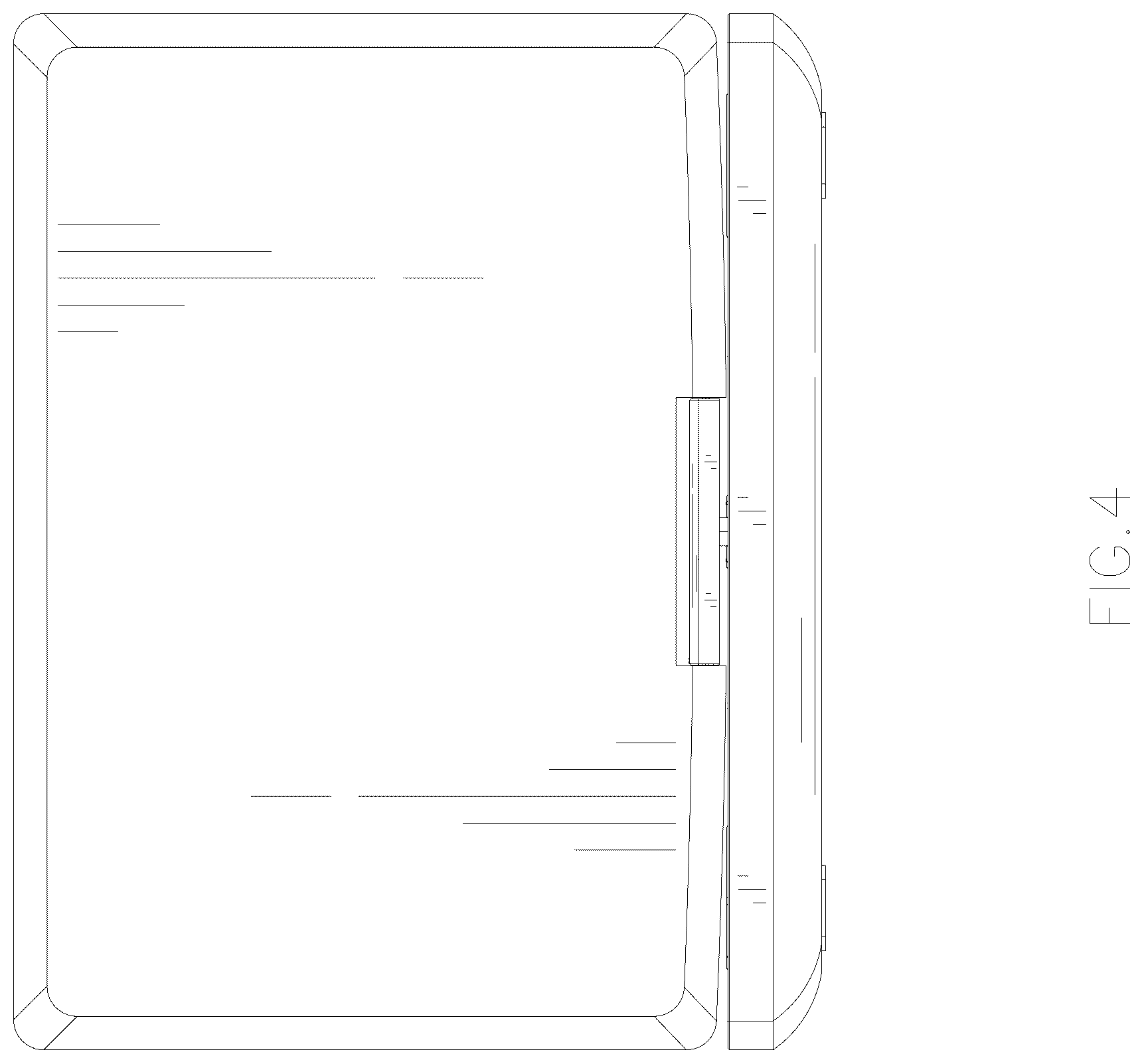 Patent USD1076845 Figure 4 – Portable player