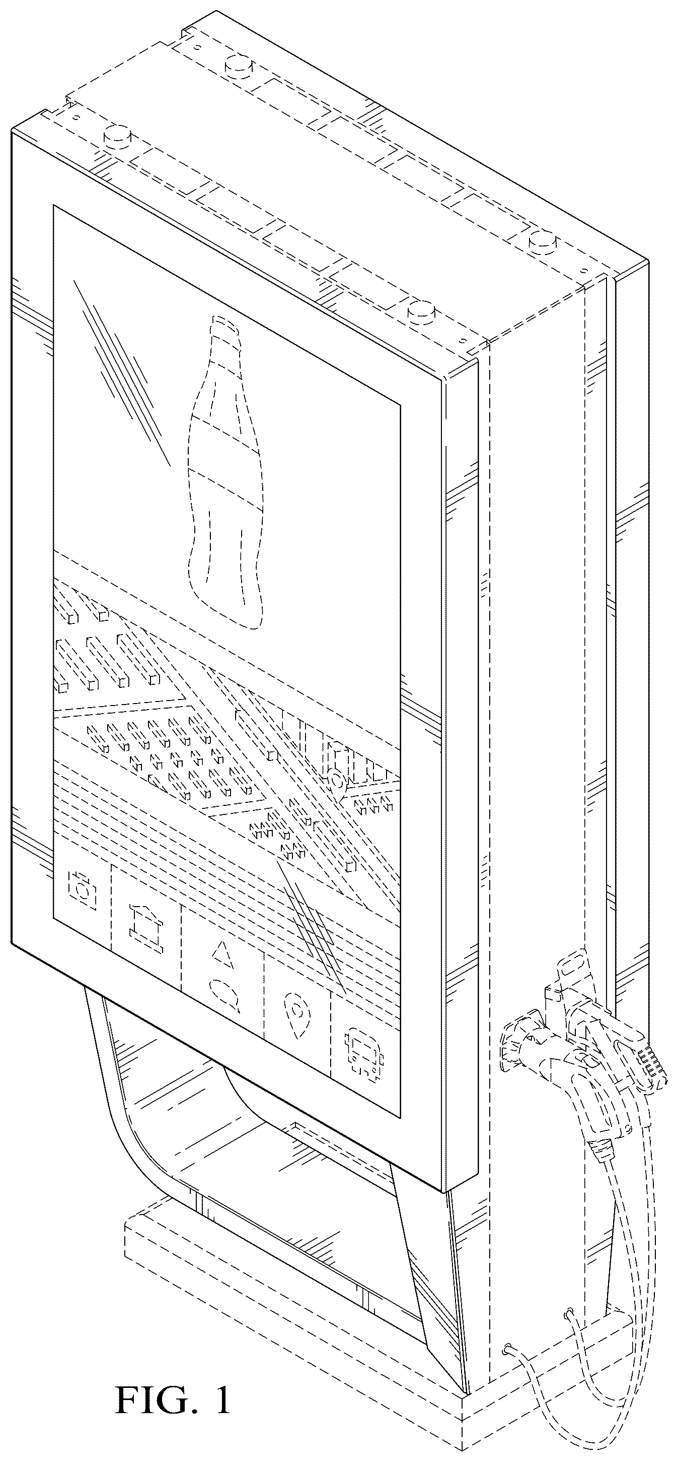 Patent USD1076846 — Electronic display assembly — Figure 1