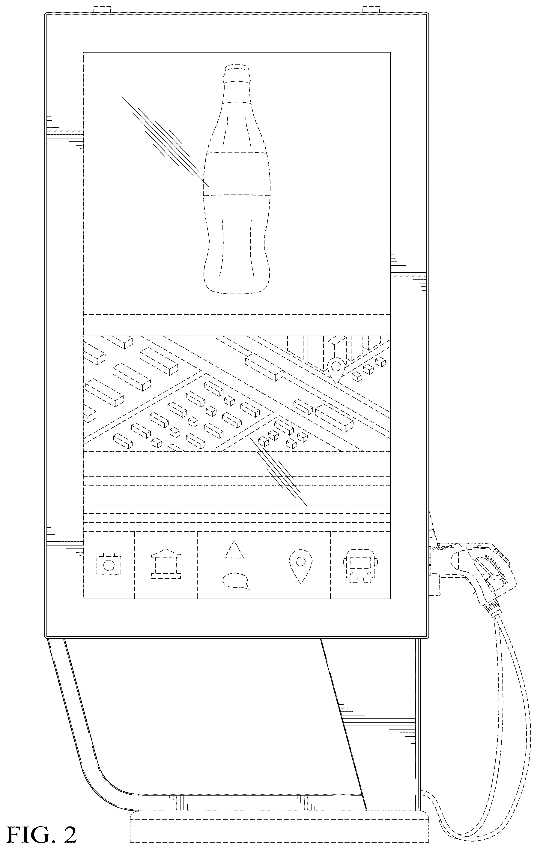 Patent USD1076846 Figure 2 – Electronic display assembly