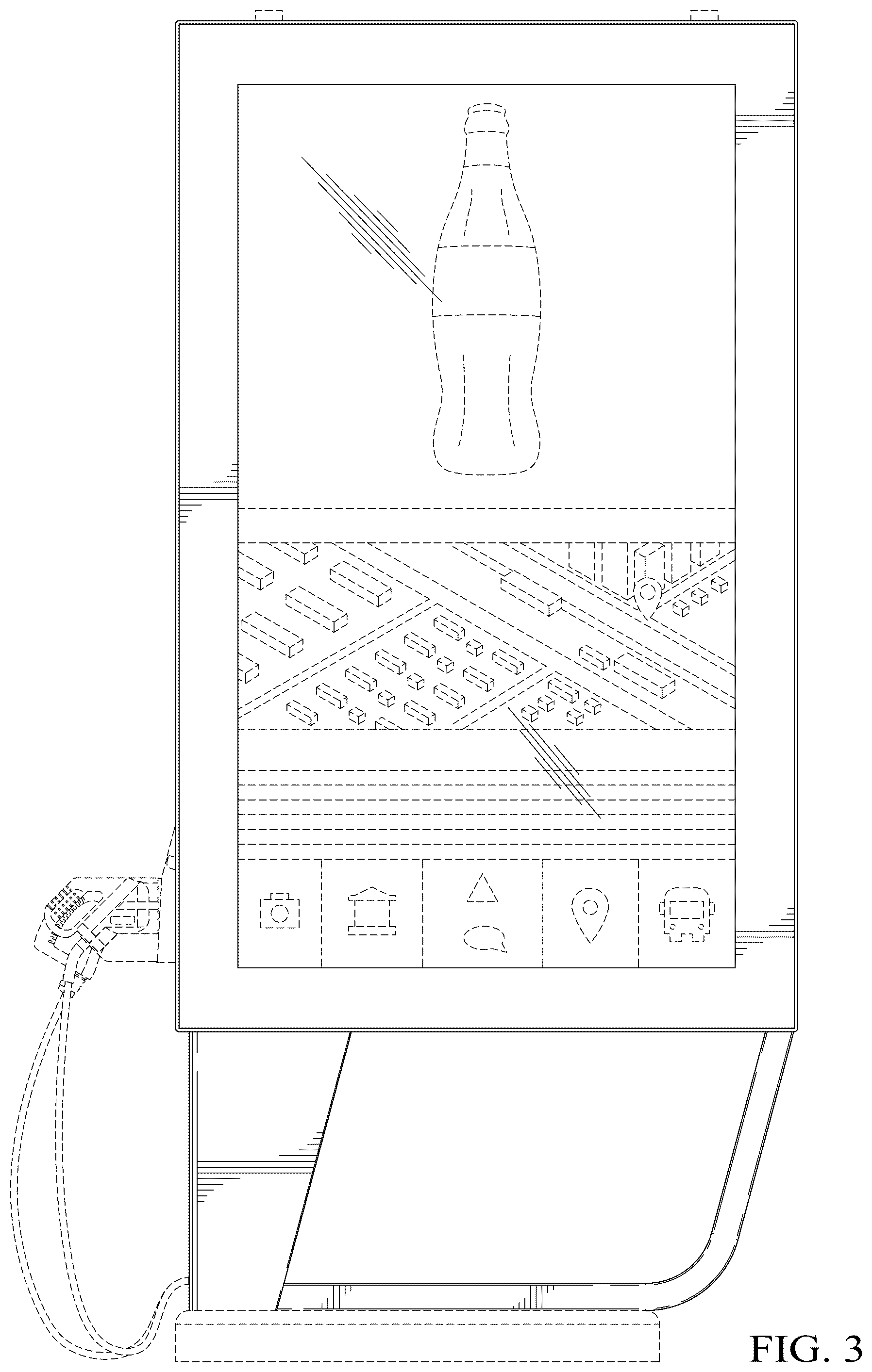 Patent USD1076846 Figure 3 – Electronic display assembly