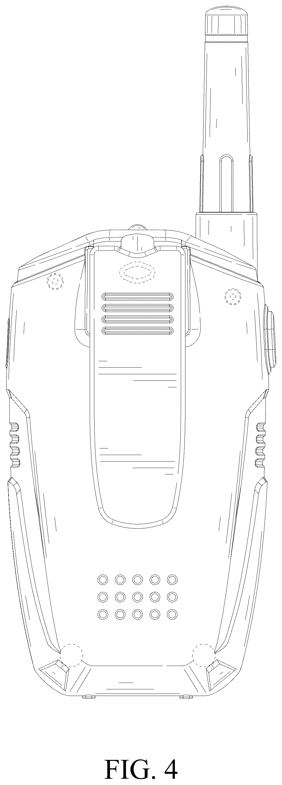 Patent USD1076847 Figure 4 – Walkie talkie