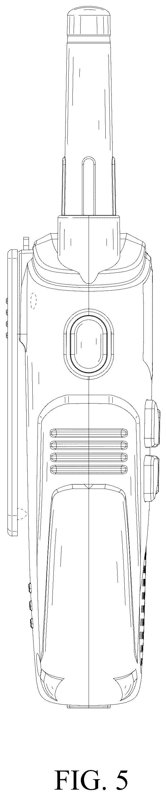 Patent USD1076847 Figure 5 – Walkie talkie