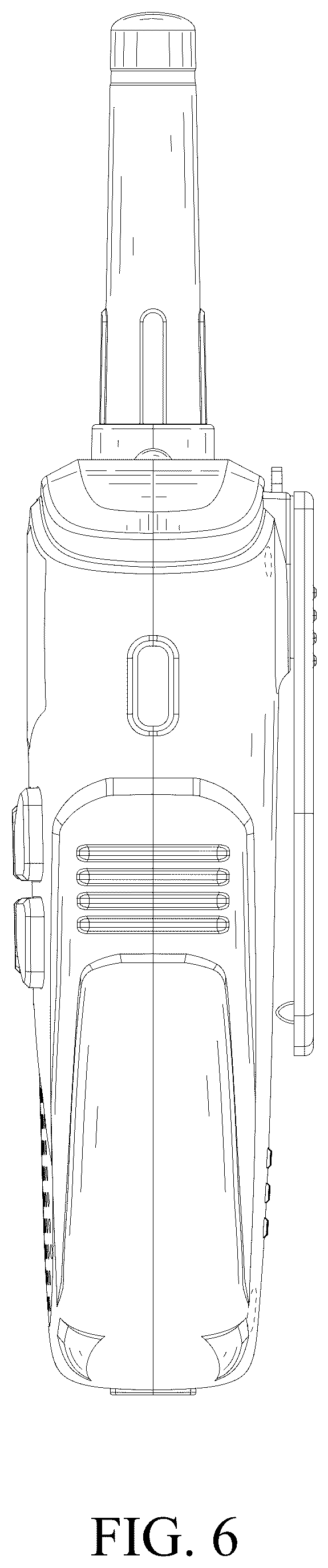 Patent USD1076847 Figure 6 – Walkie talkie