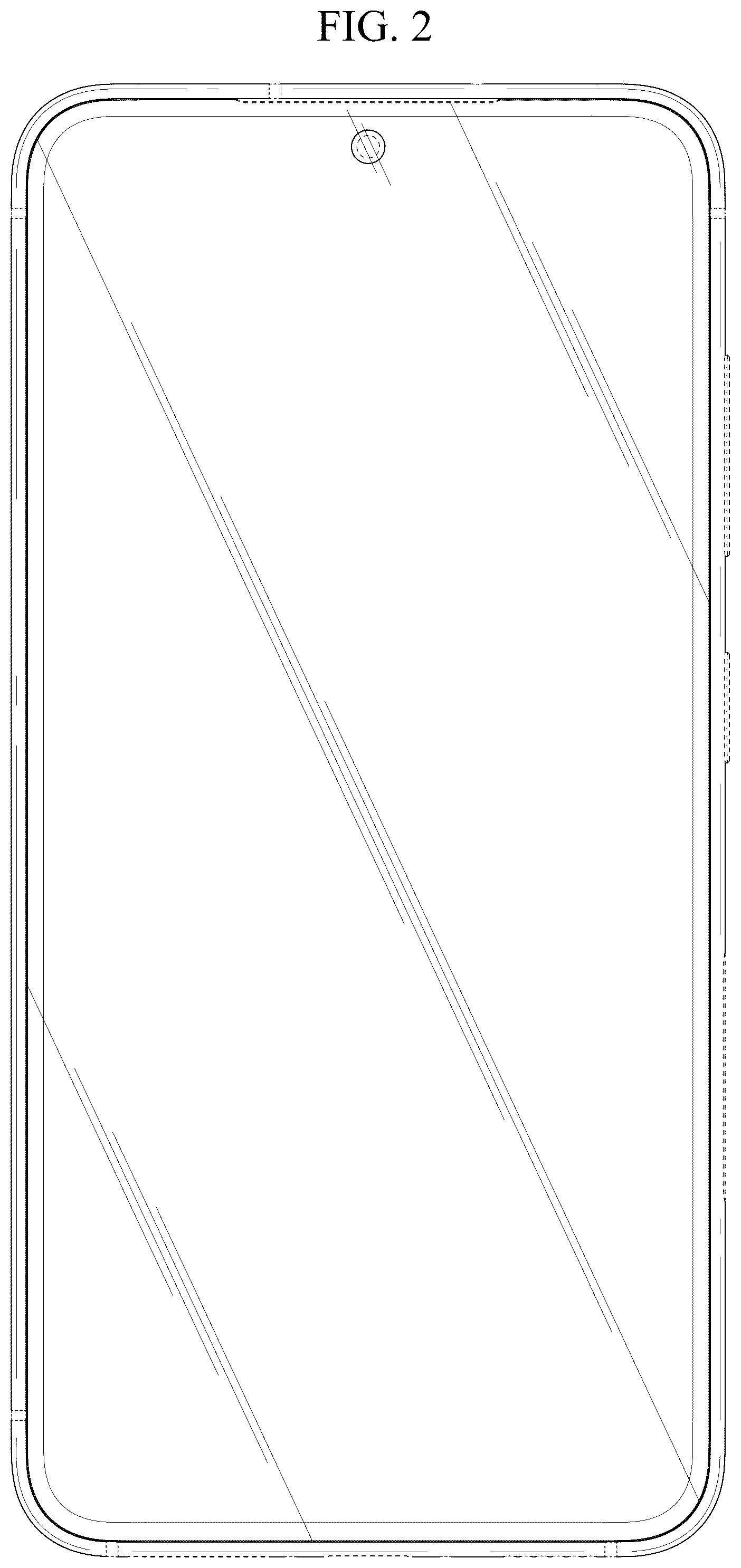 Patent USD1076848 Figure 2 – Electronic device