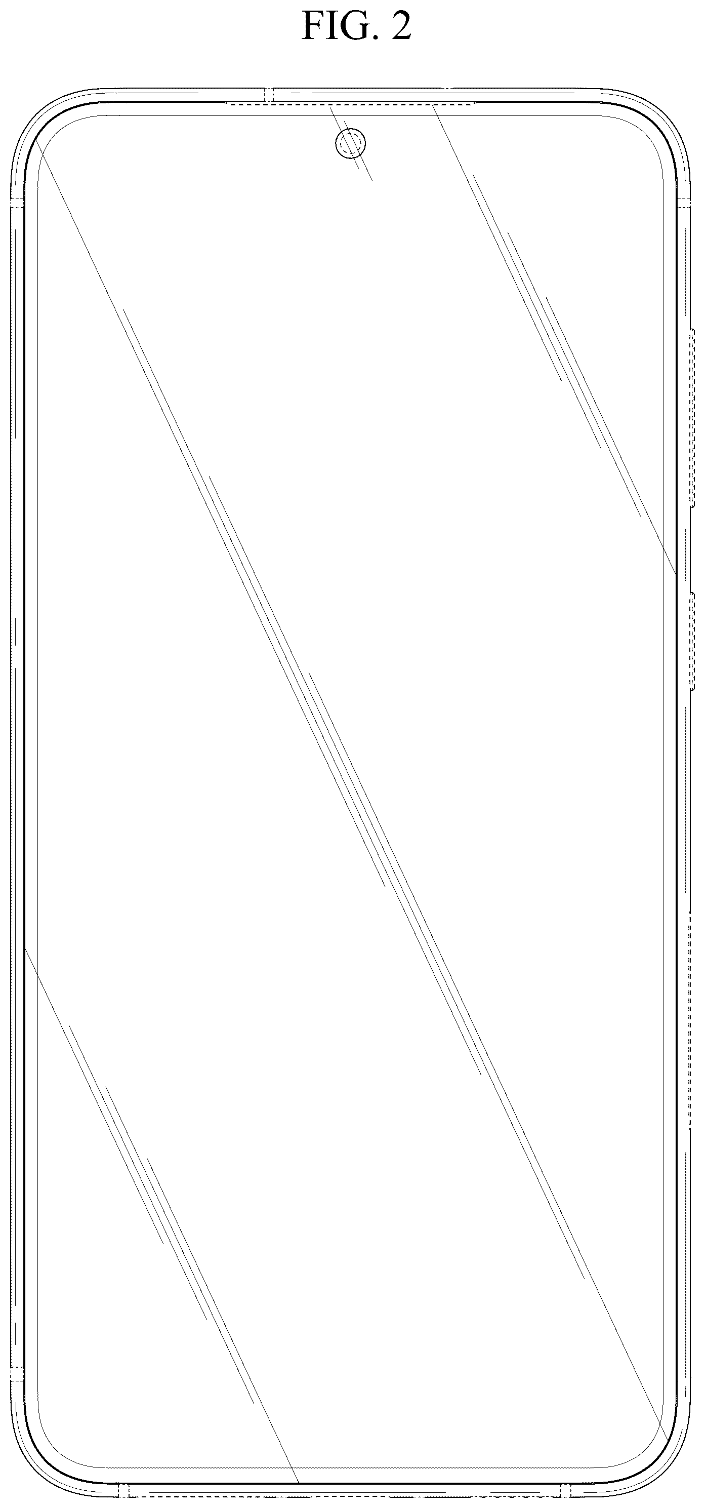 Patent USD1076849 Figure 2 – Electronic device