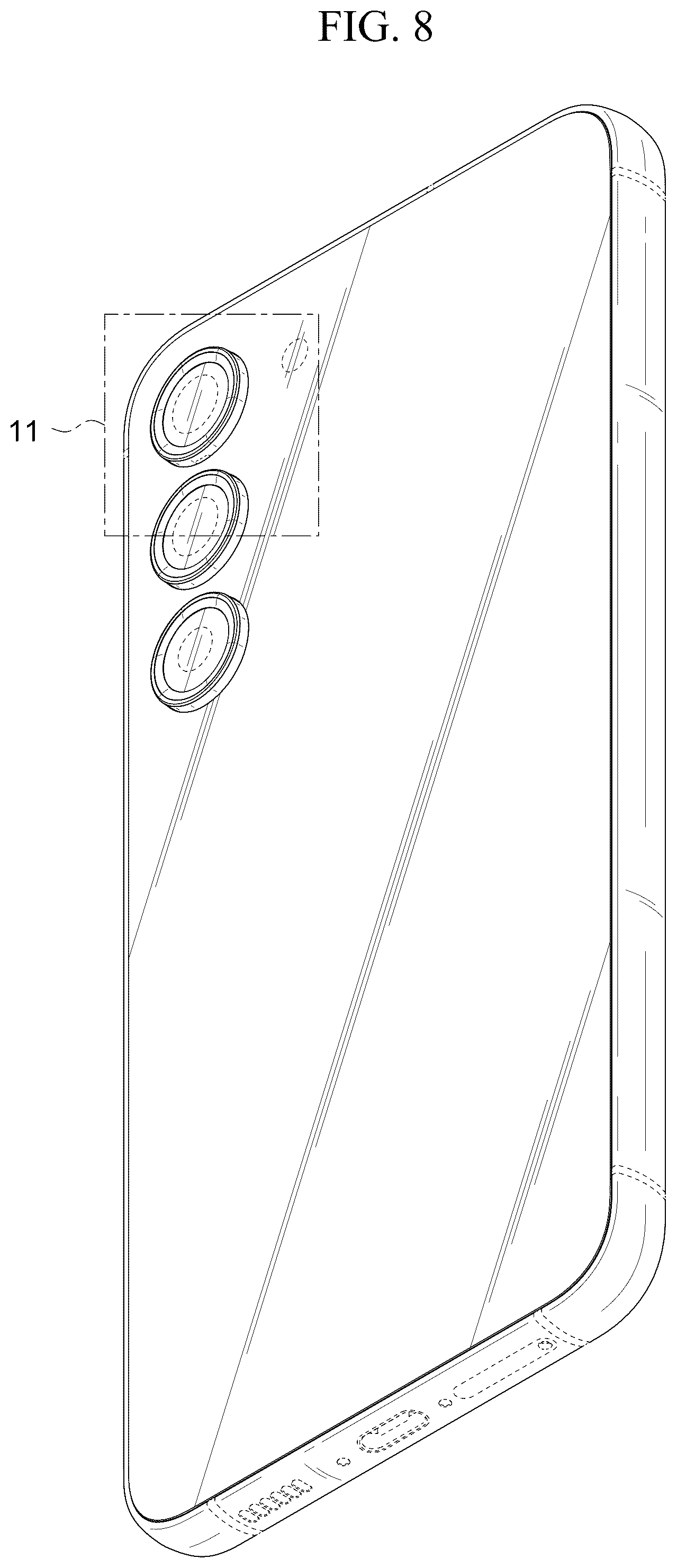 Patent USD1076849 Figure 8 – Electronic device