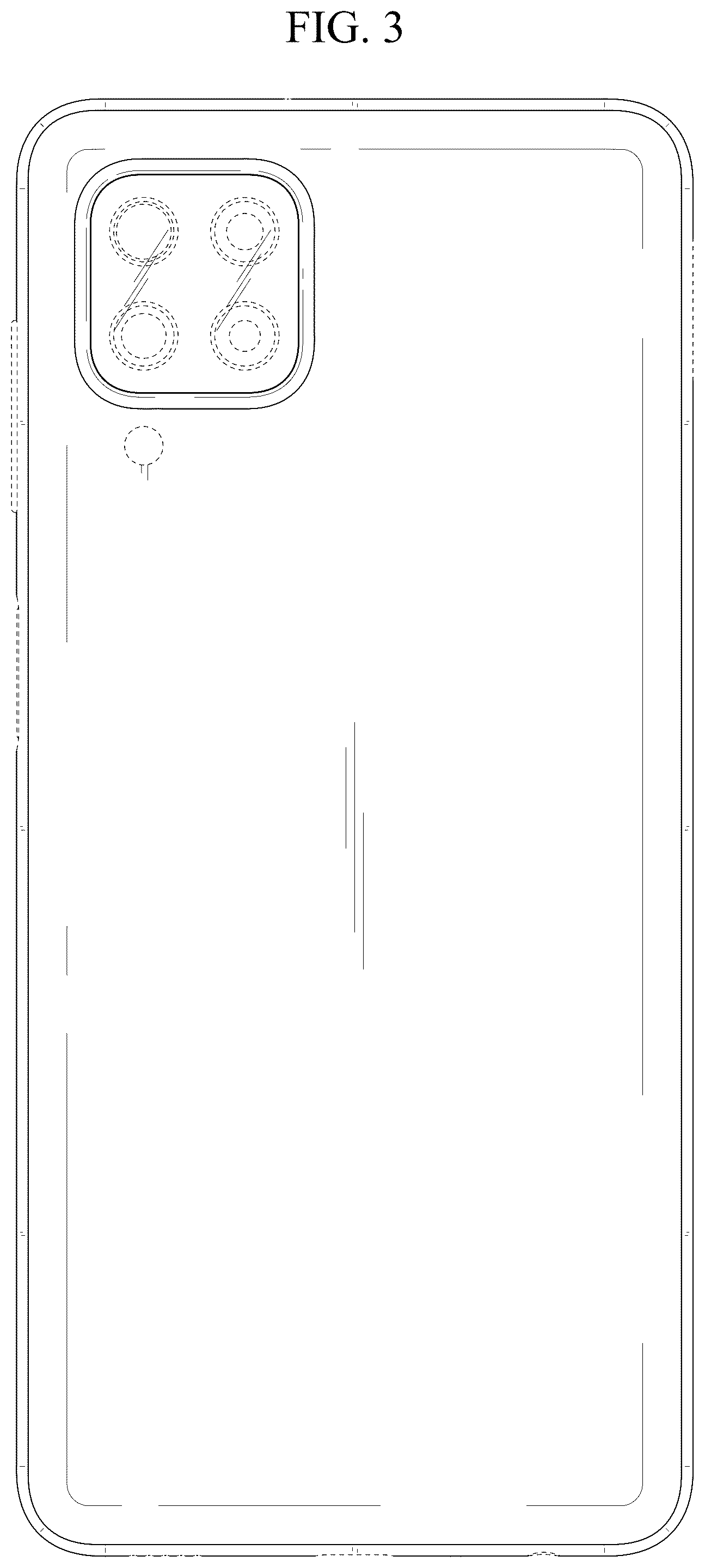 Patent USD1076850 Figure 3 – Electronic device