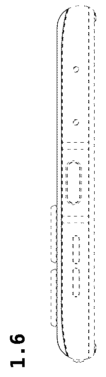 Patent USD1076851 Figure 6 – Folding mobile phone