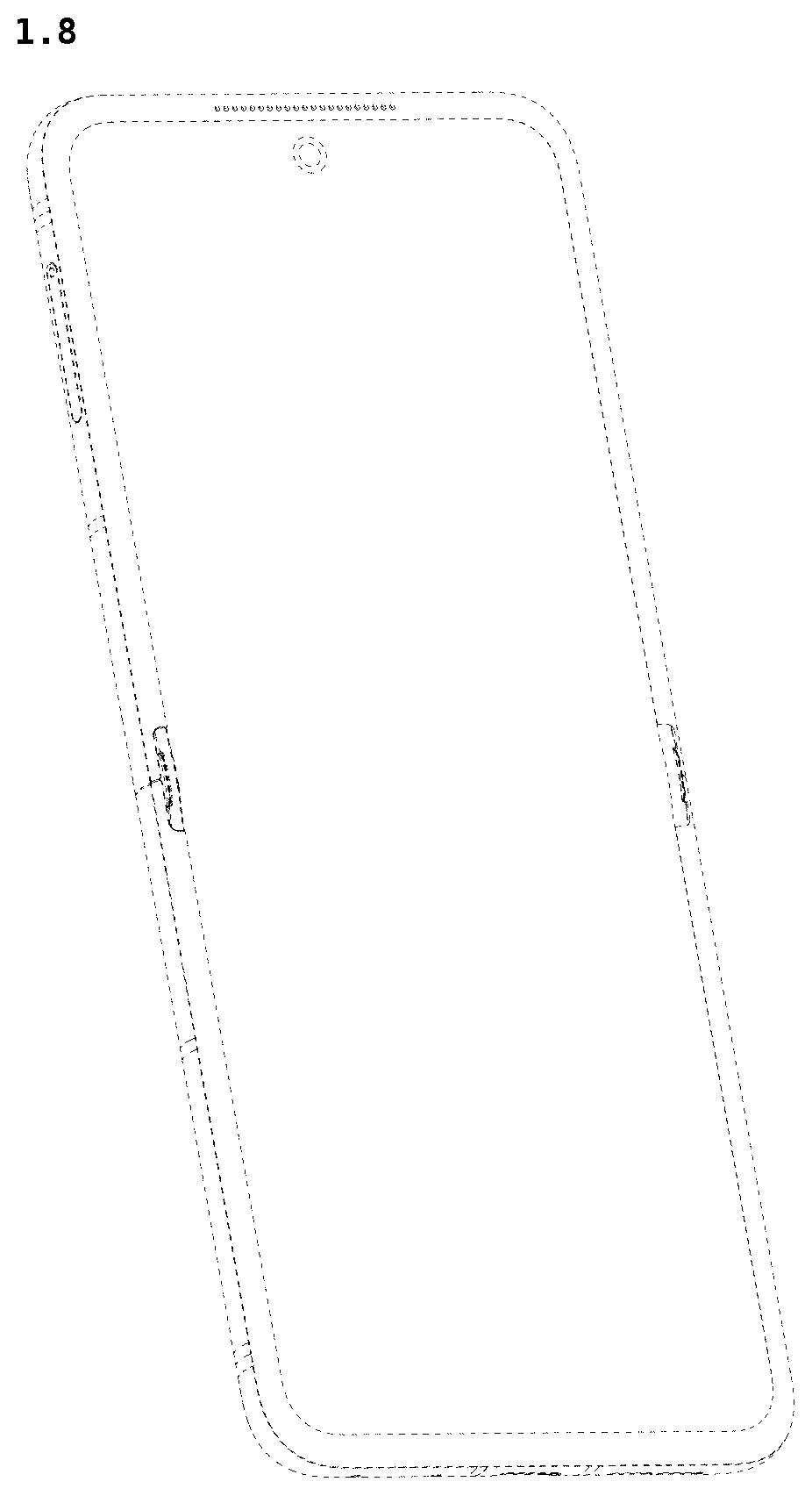Patent USD1076851 Figure 8 – Folding mobile phone