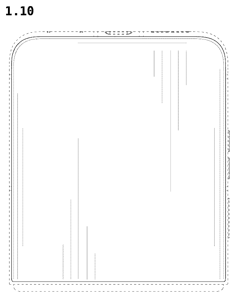 Patent USD1076851 Figure 10 – Folding mobile phone