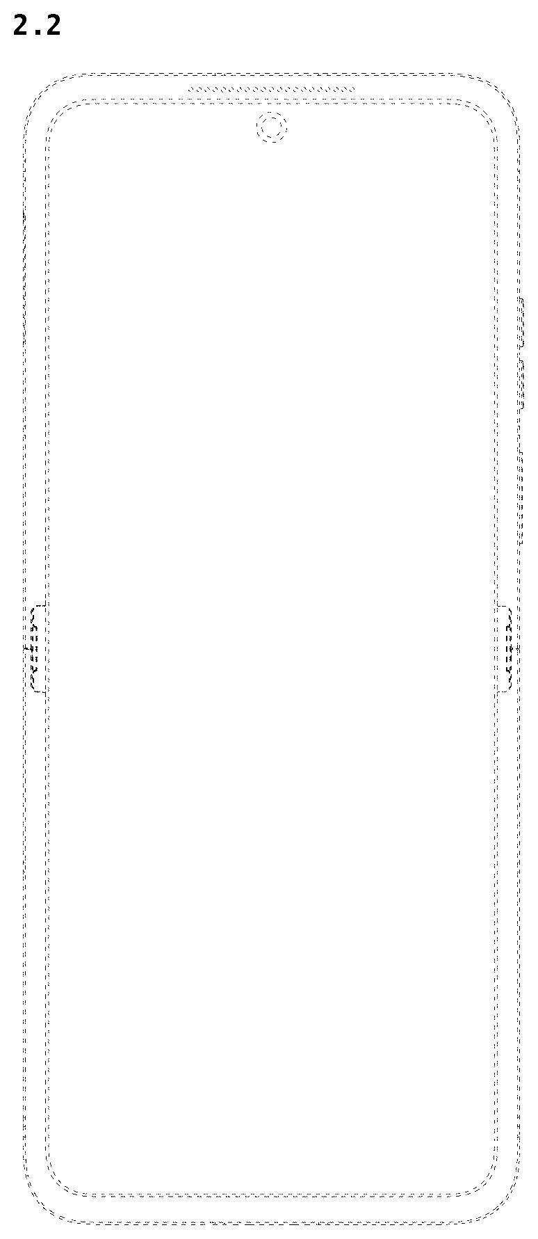 Patent USD1076851 Figure 18 – Folding mobile phone