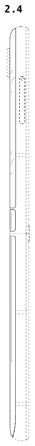 Patent USD1076851 Figure 20 – Folding mobile phone