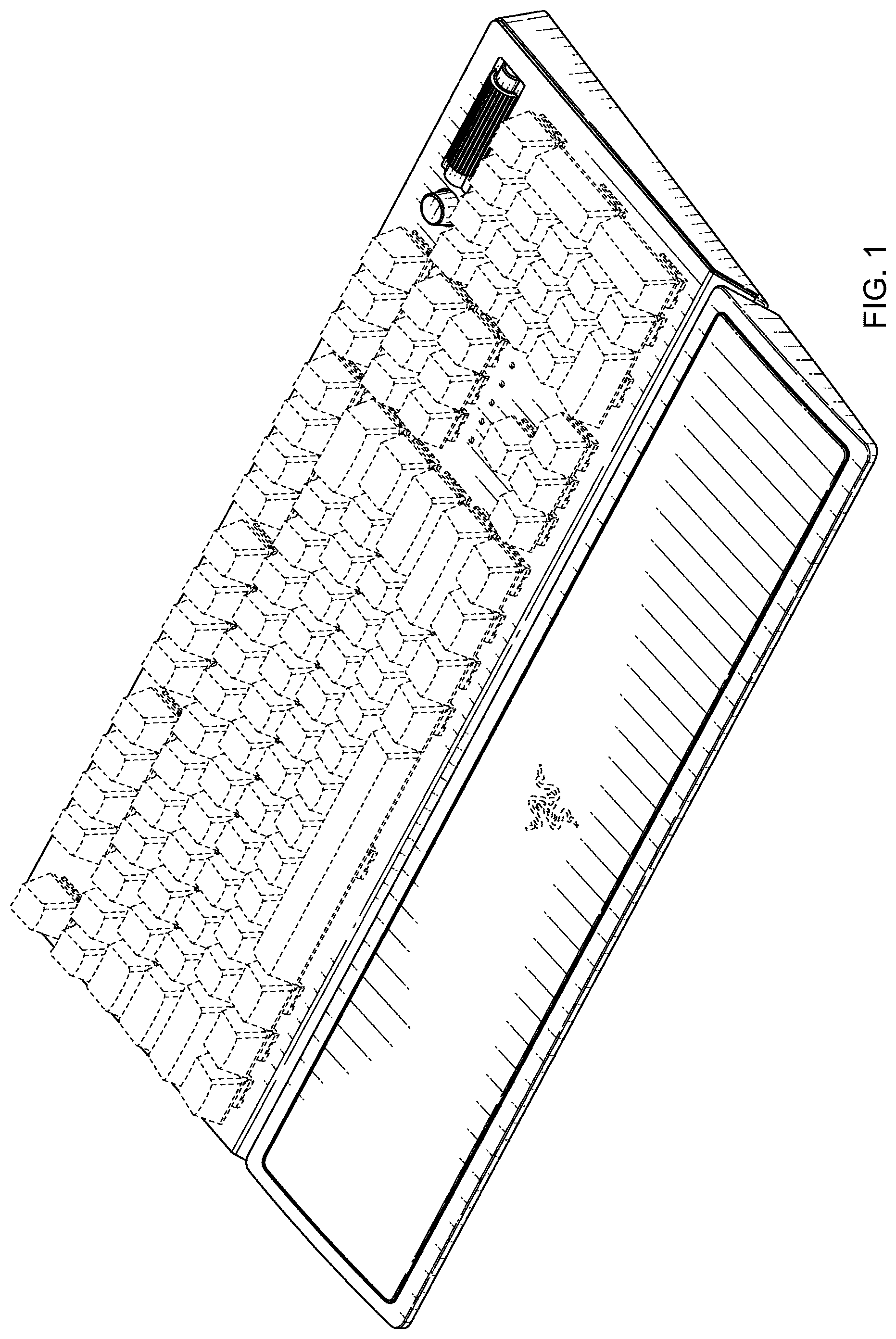 Patent USD1076852 Figure 1 – Keyboard