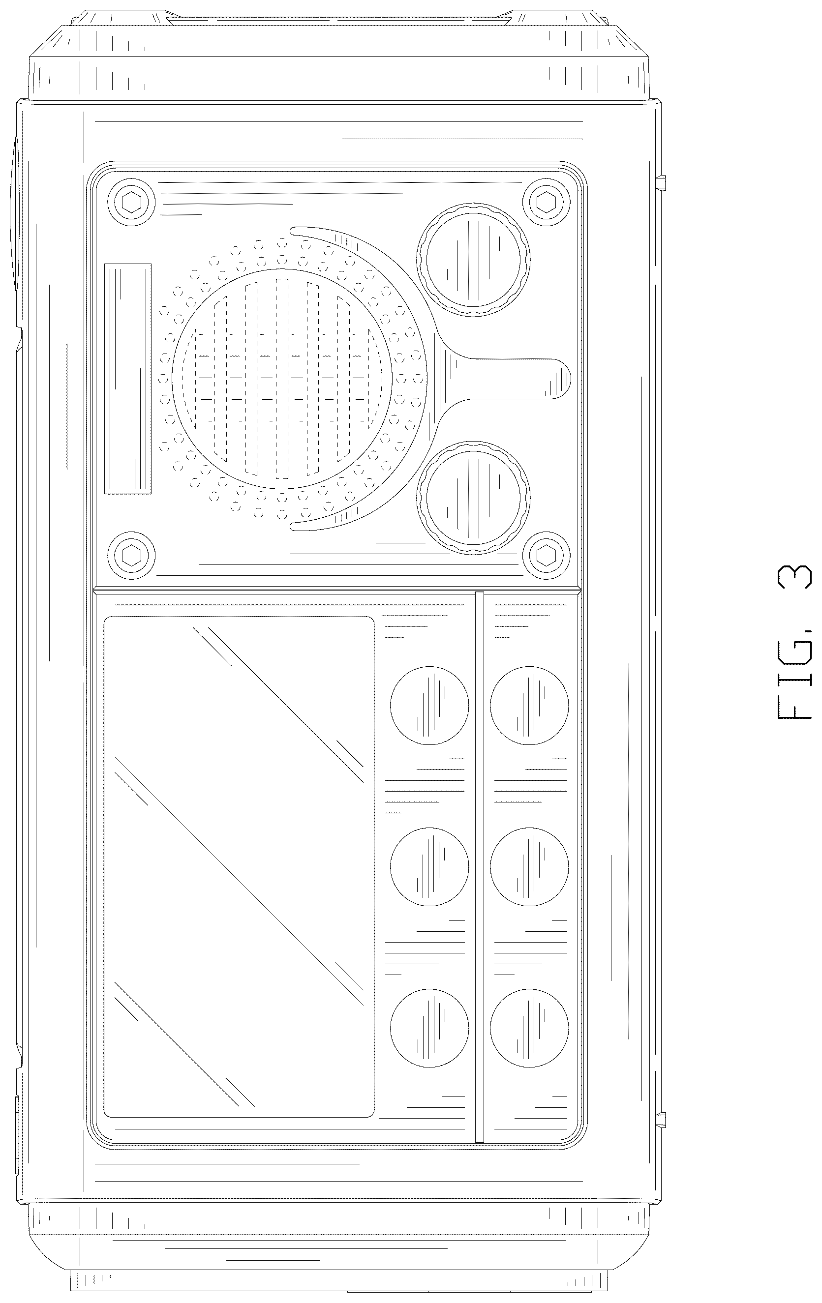 Patent USD1076855 Figure 3 – Radio