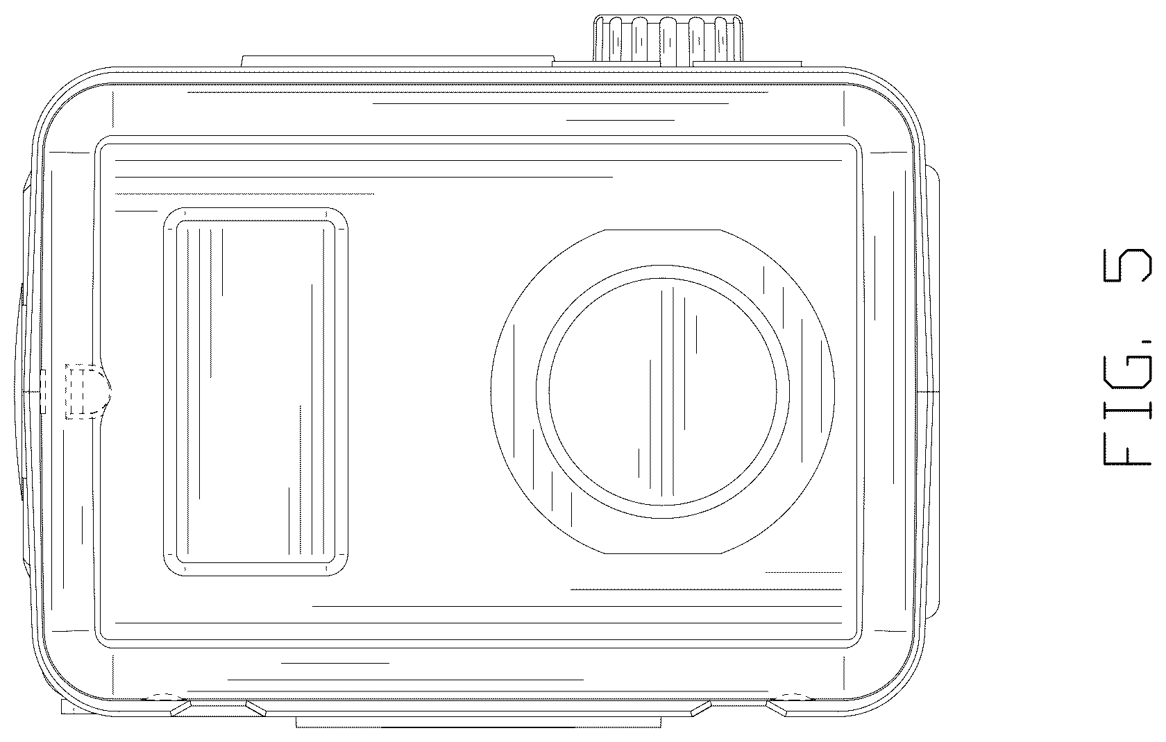 Patent USD1076855 Figure 5 – Radio