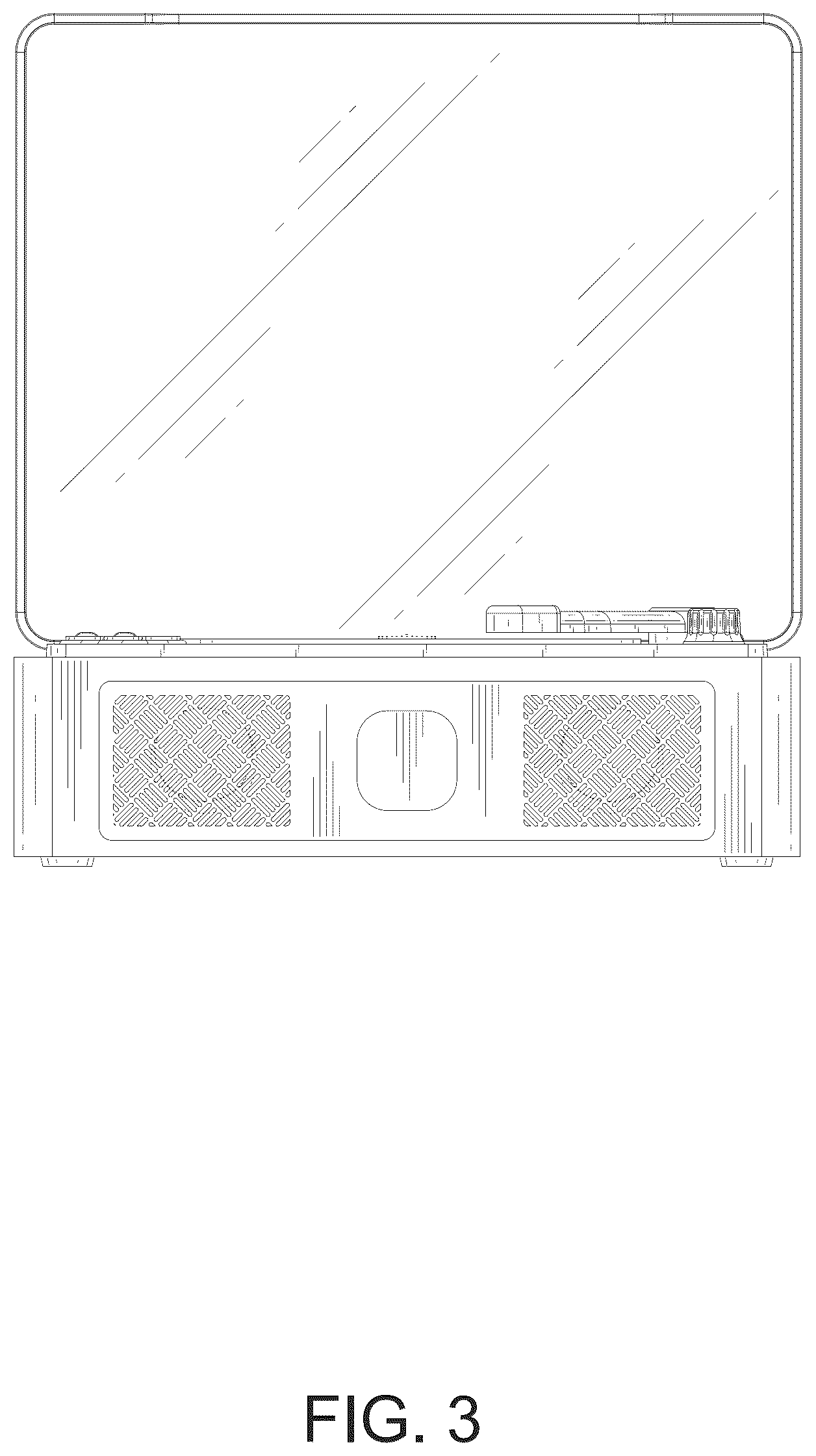 Patent USD1076856 Figure 3 – Phonograph