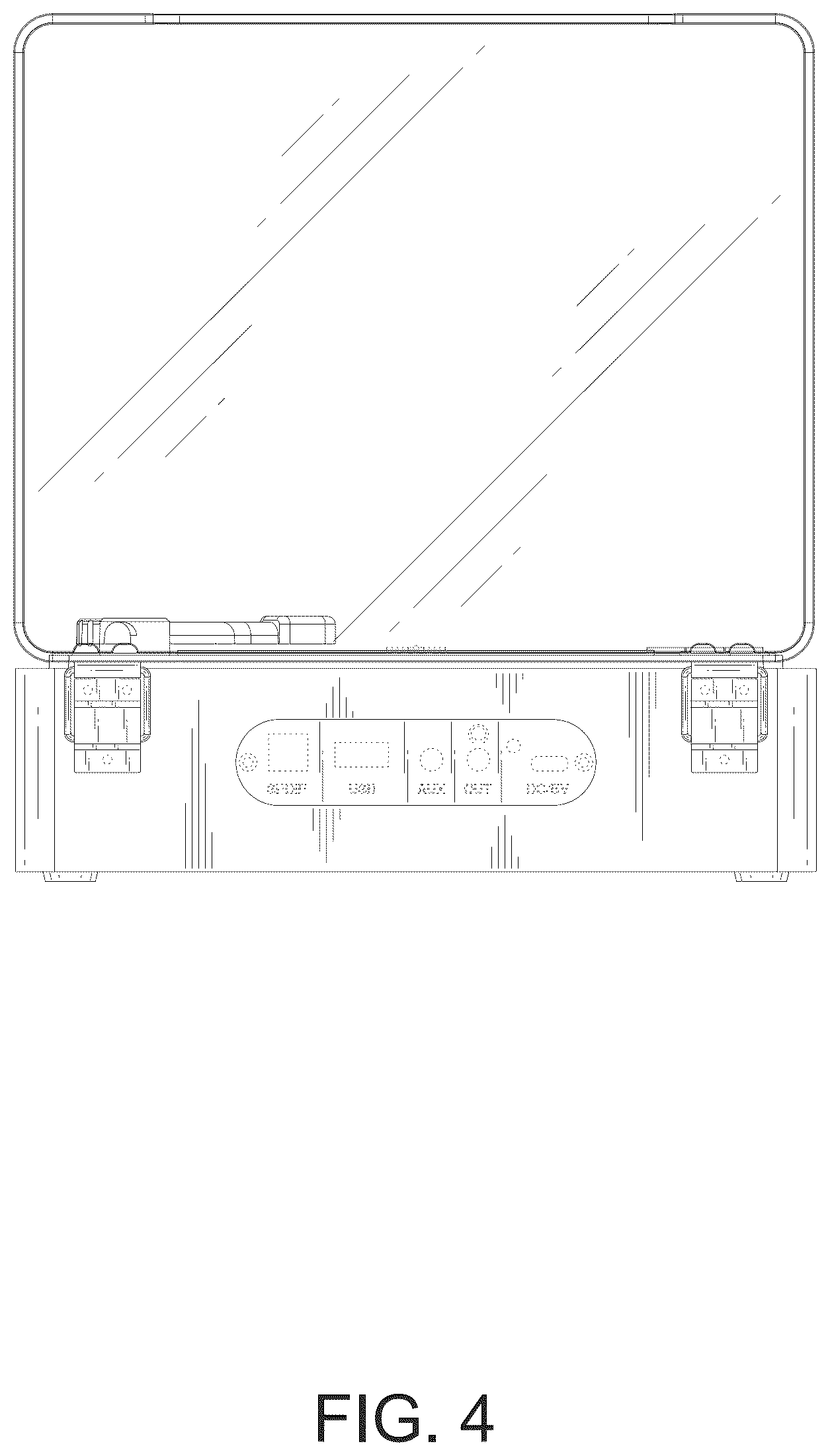 Patent USD1076856 Figure 4 – Phonograph