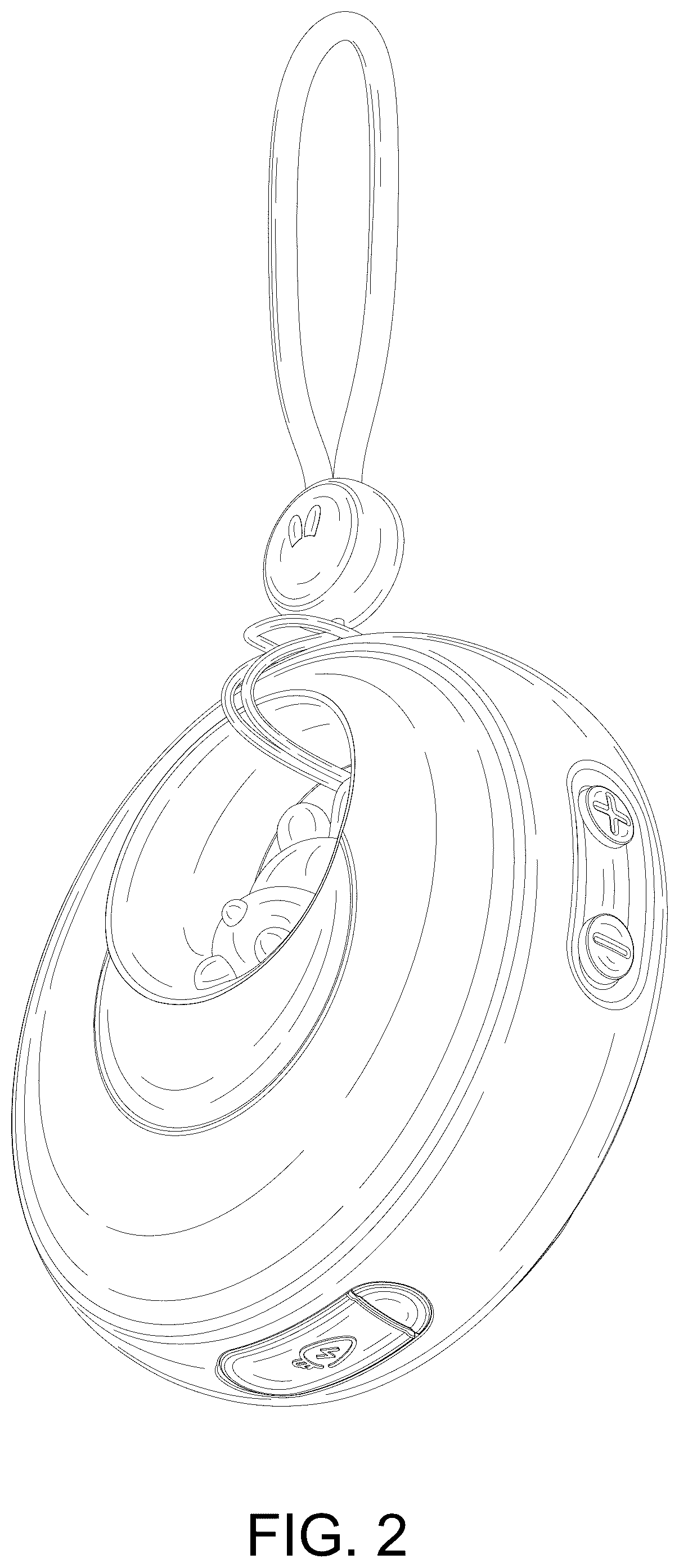 Patent USD1076858 Figure 2 – Sound machine