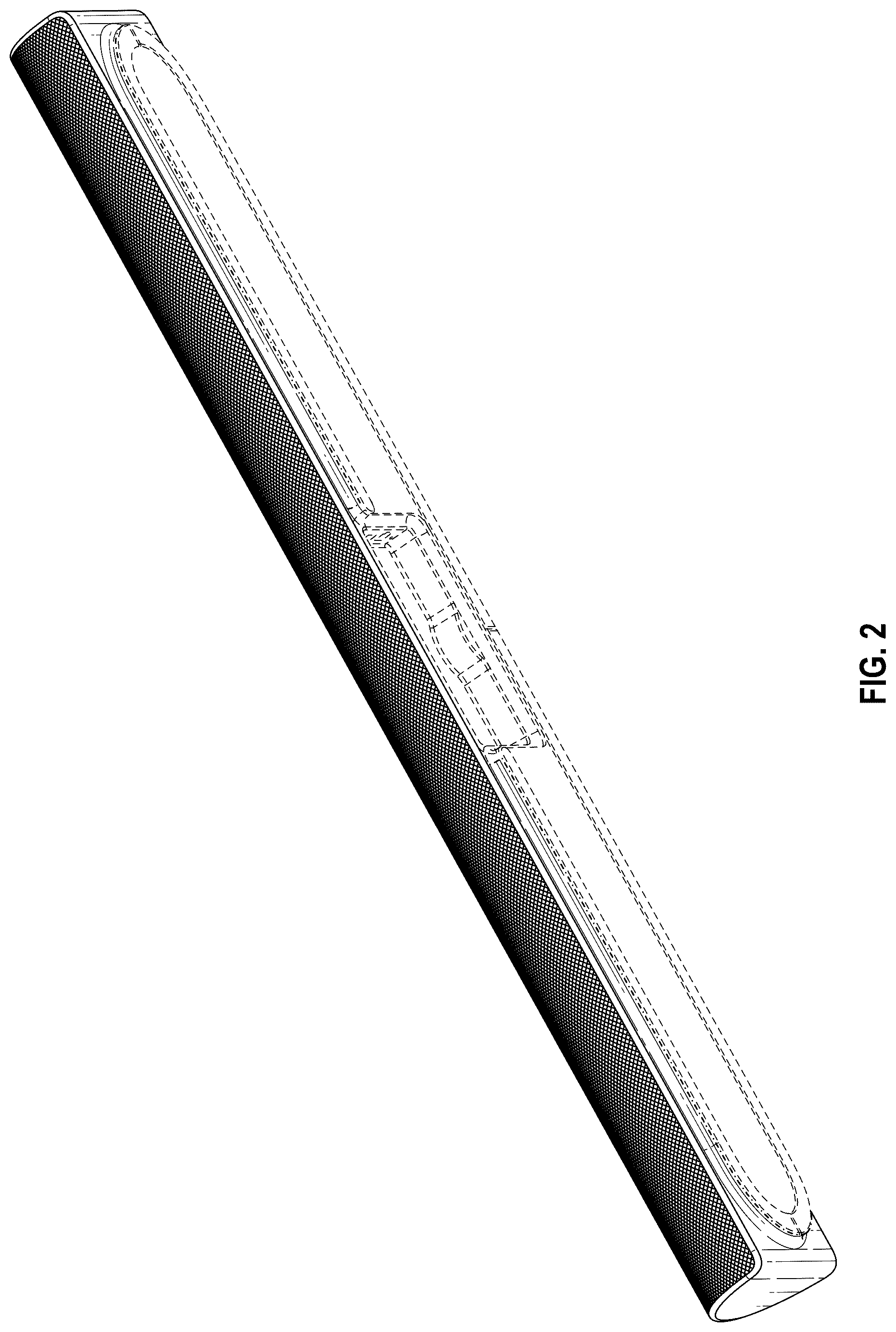 Patent USD1076859 Figure 2 – Soundbar