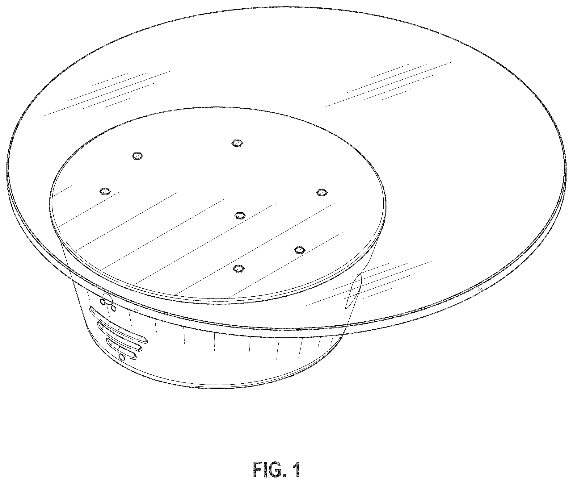 Patent USD1076860 Figure 1 – Speaker