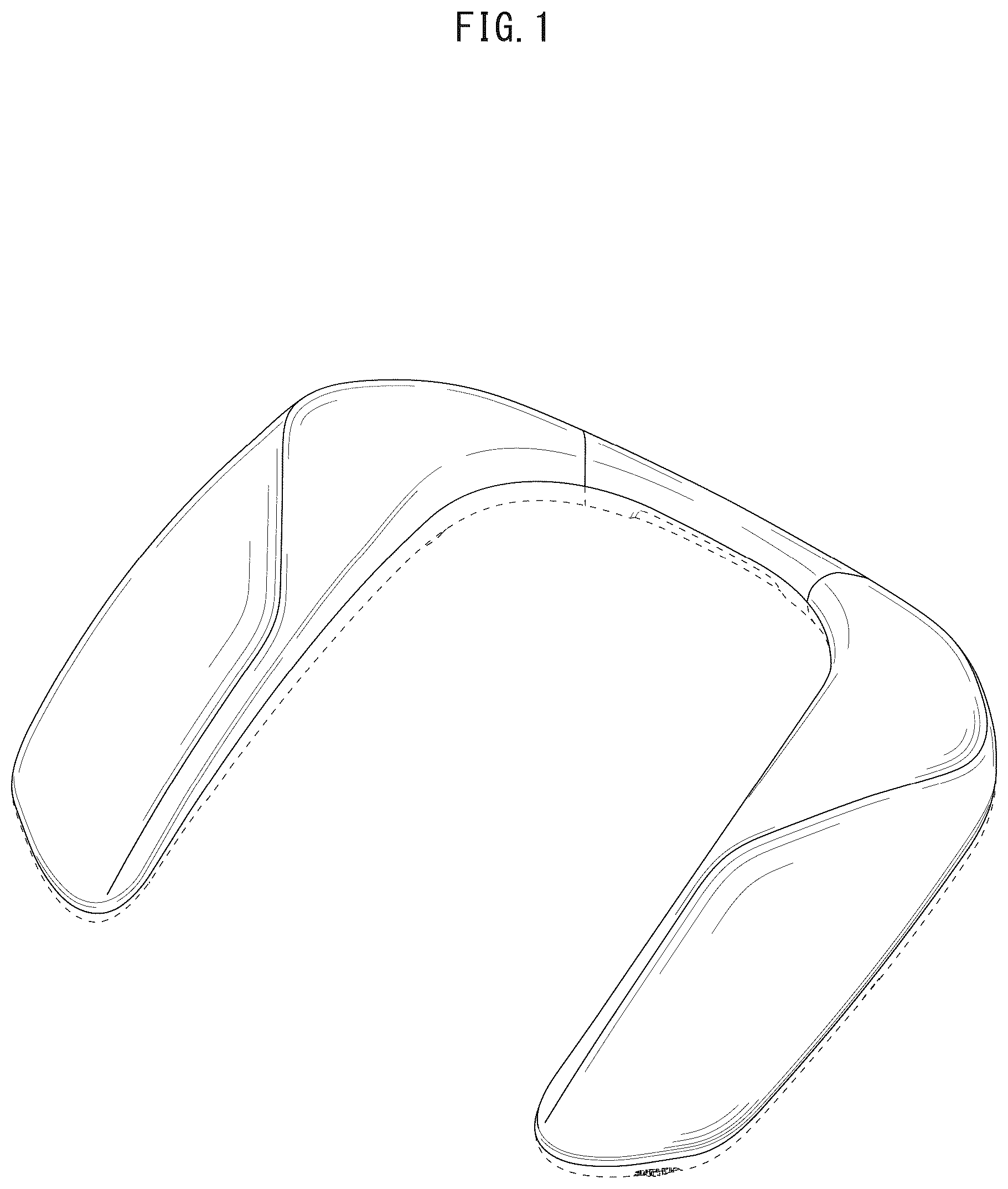 Patent USD1076863 Figure 1 – Wearable speaker