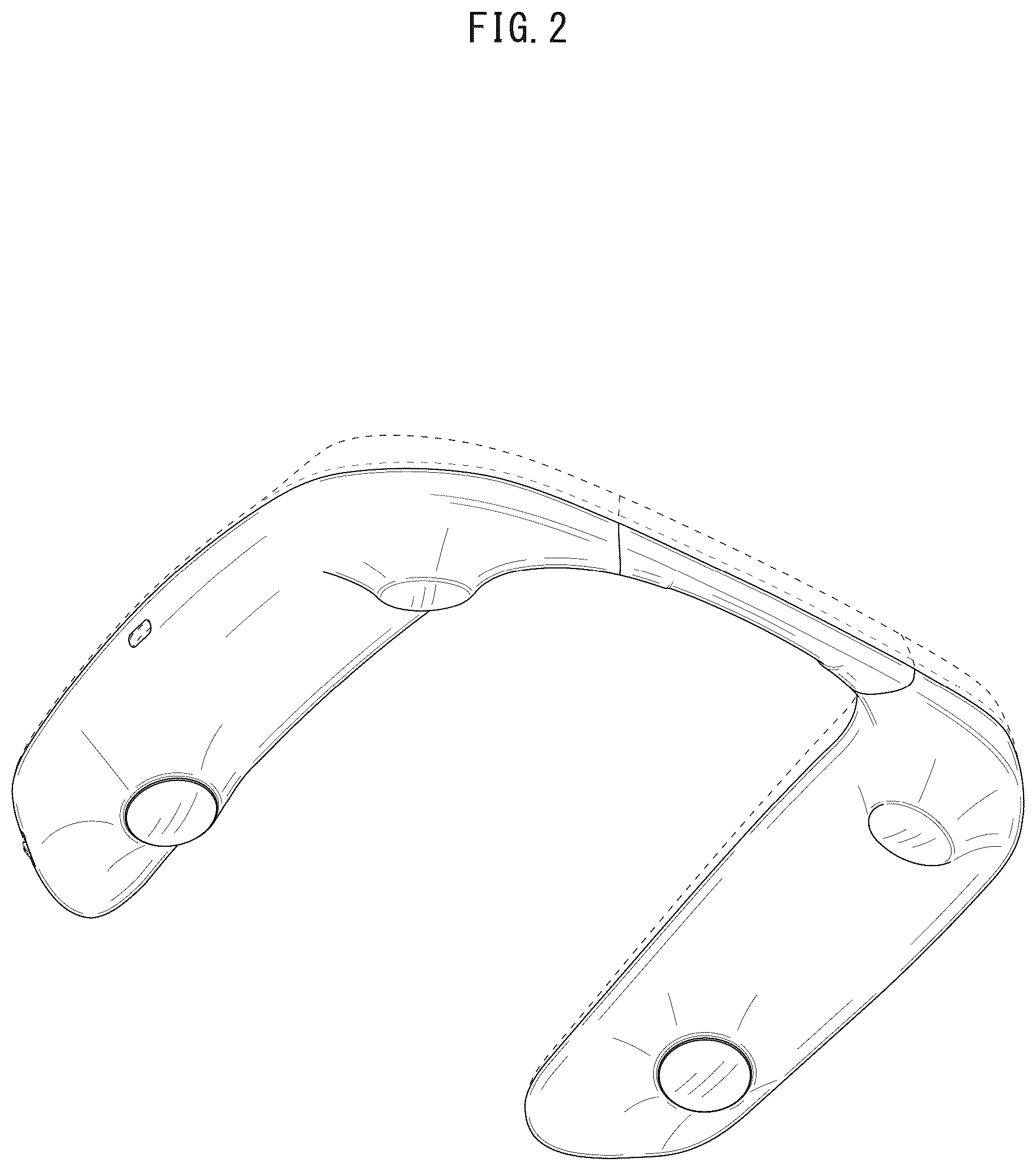 Patent USD1076864 Figure 2 – Wearable speaker