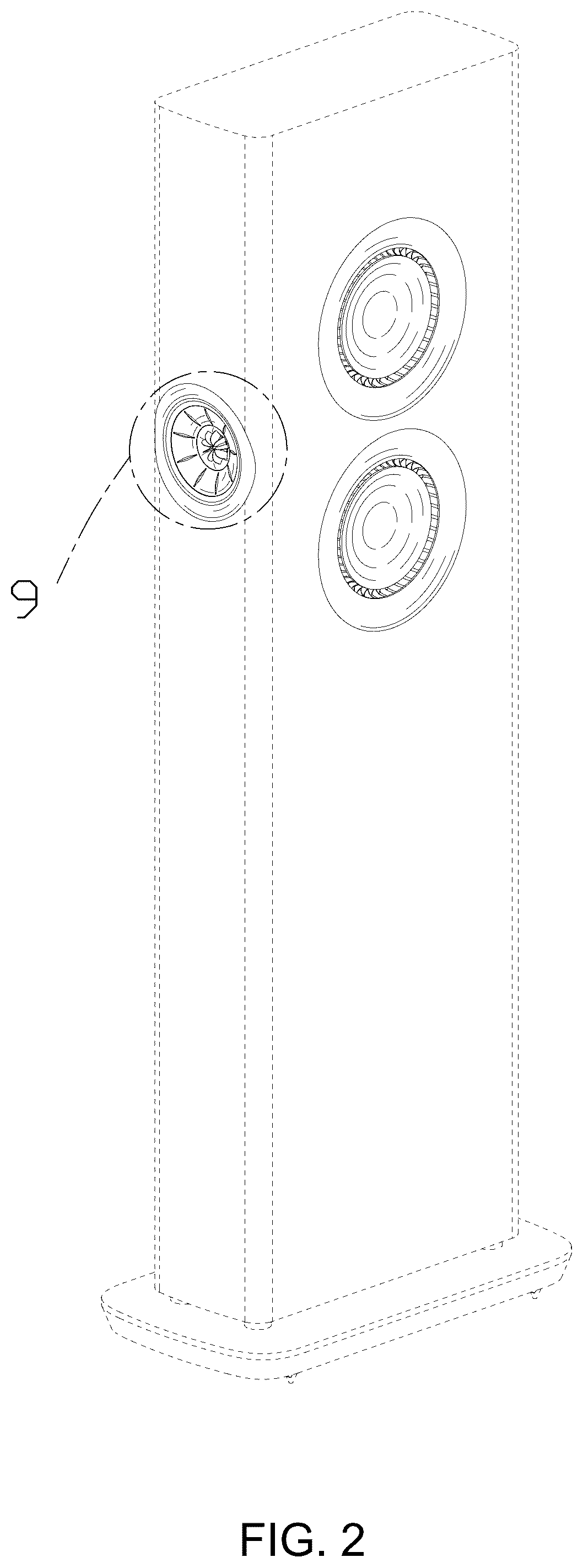 Patent USD1076865 Figure 2 – Loudspeaker