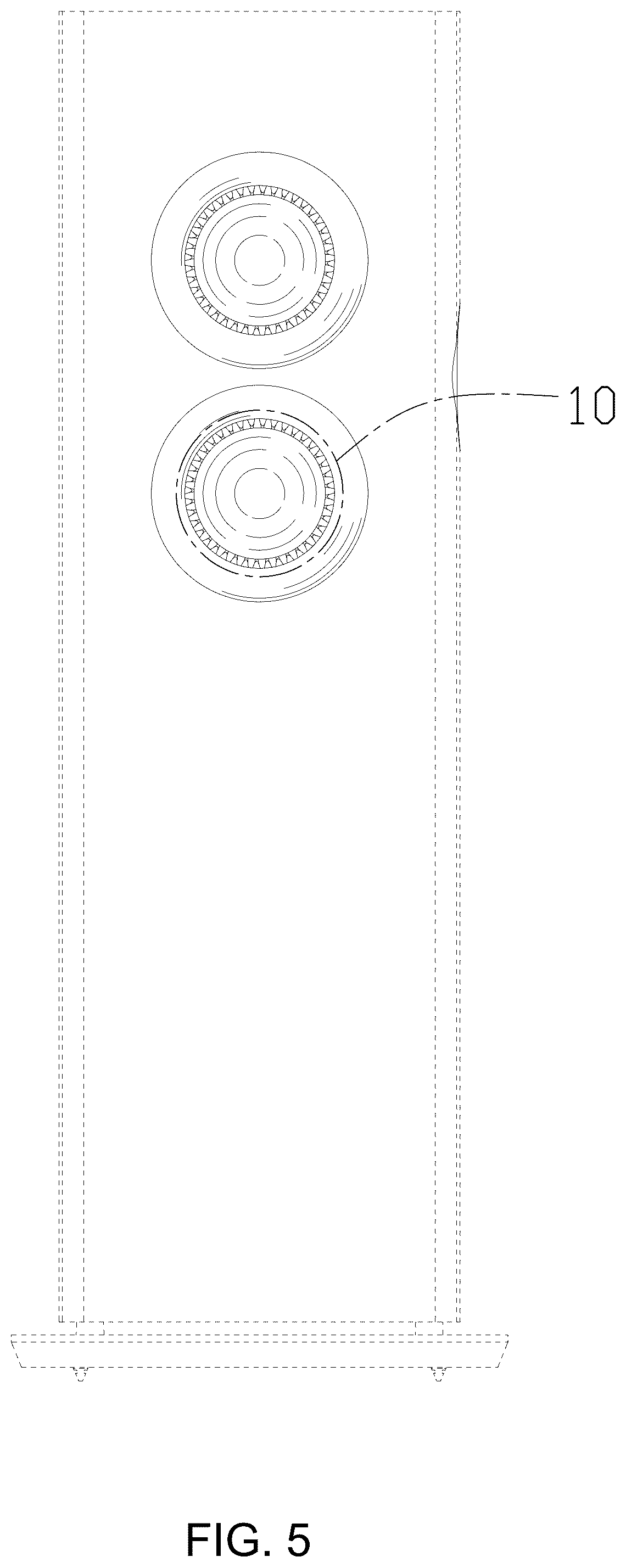 Patent USD1076865 Figure 5 – Loudspeaker