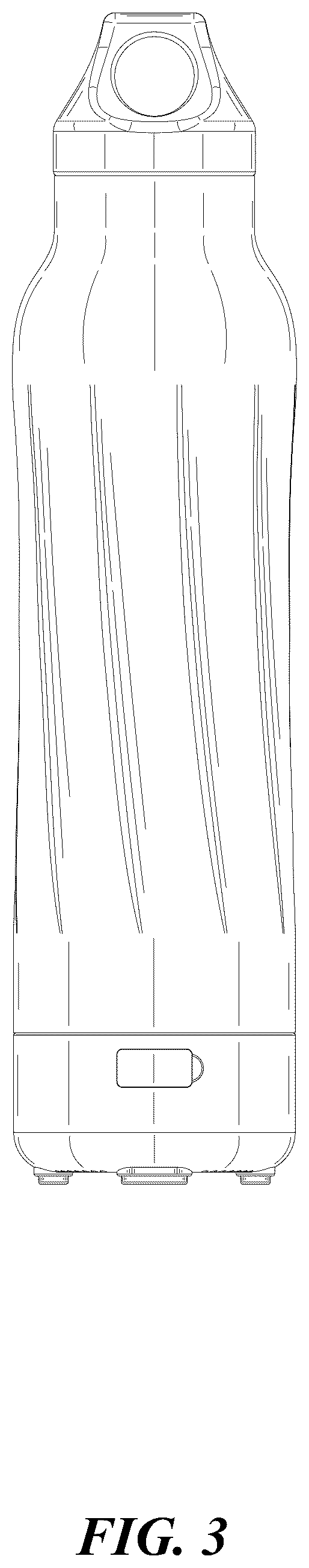 Patent USD1076867 Figure 3 – Sports bottle combined with speaker