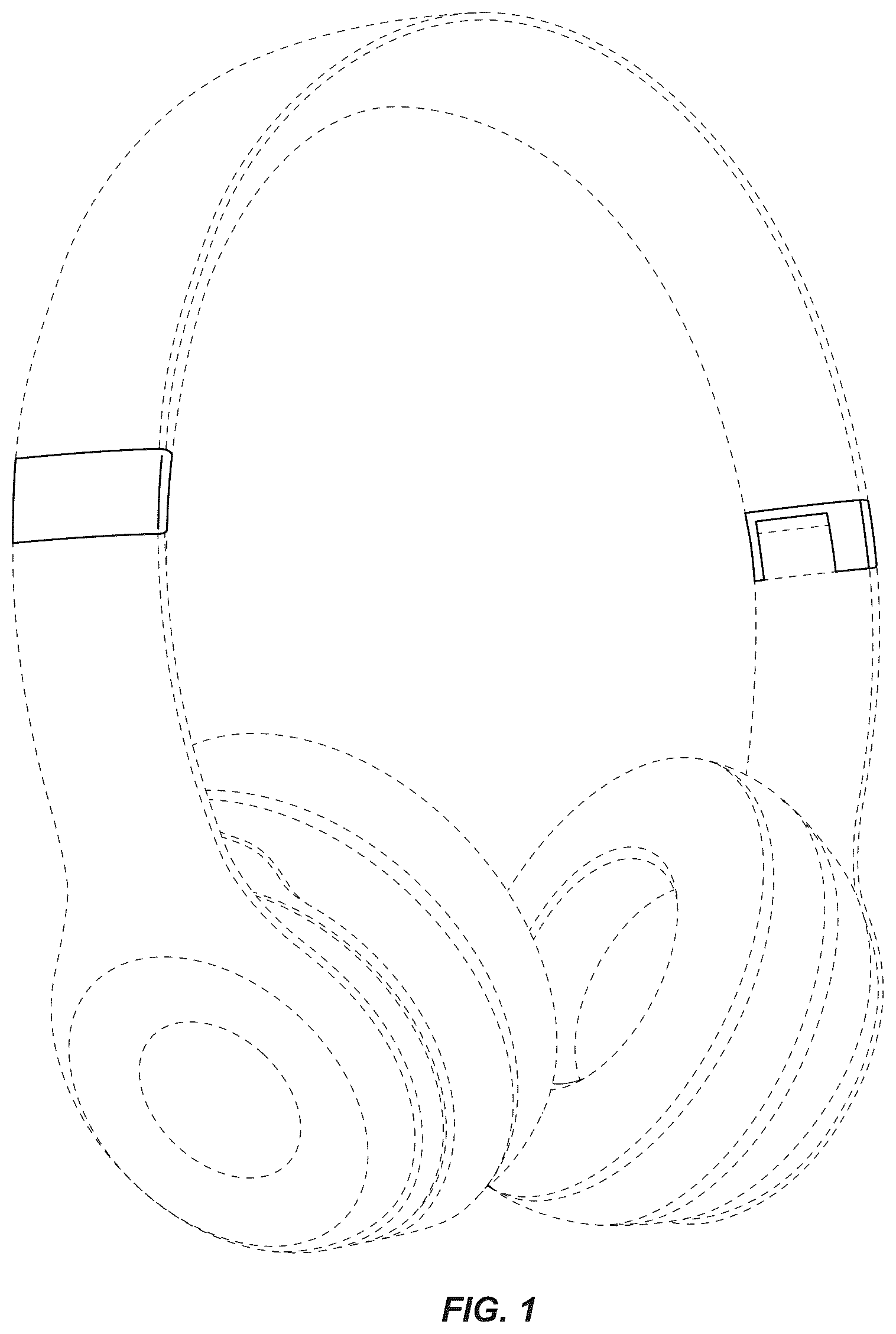 Patent USD1076868 — Audio listening system — Figure 1