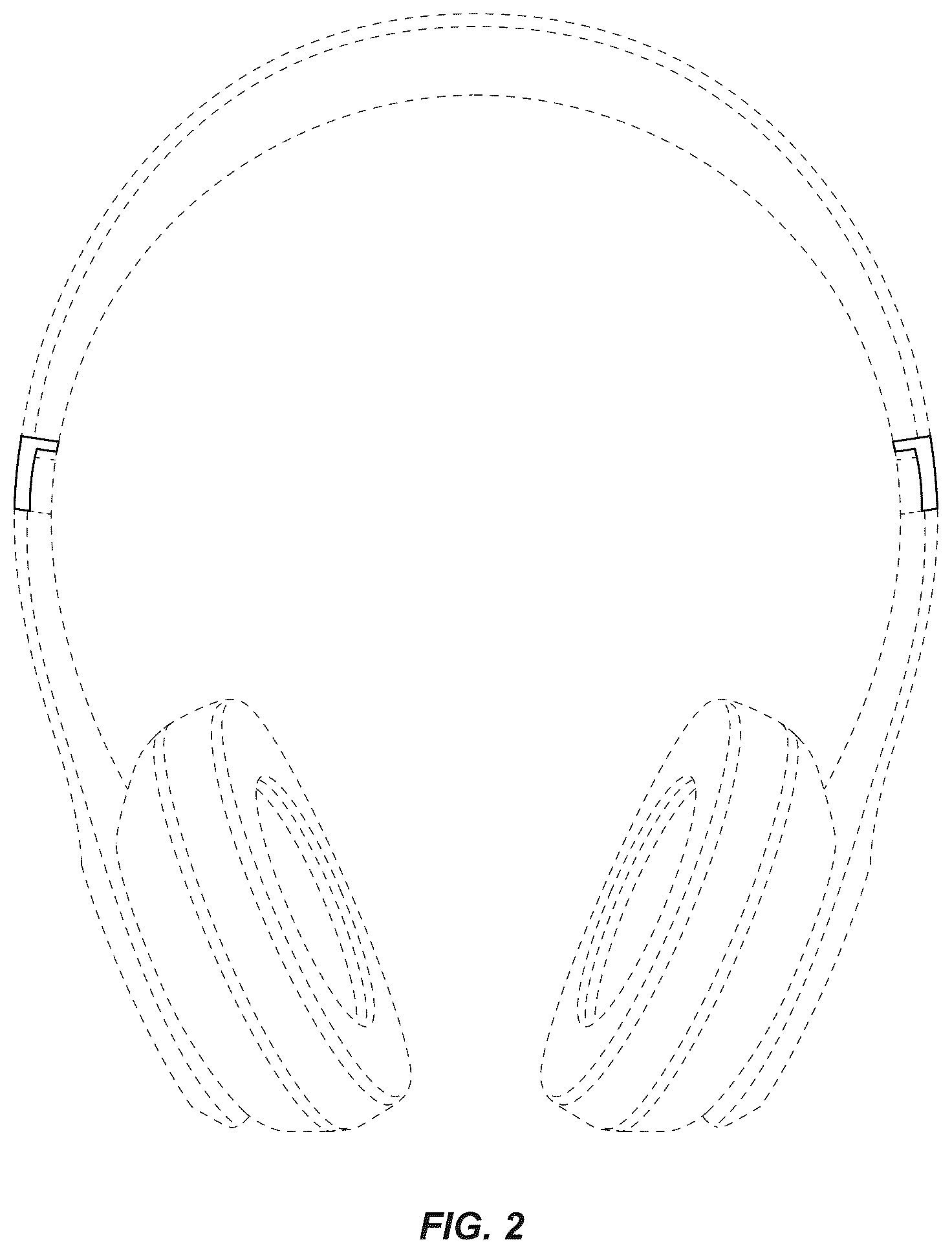 Patent USD1076868 Figure 2 – Audio listening system