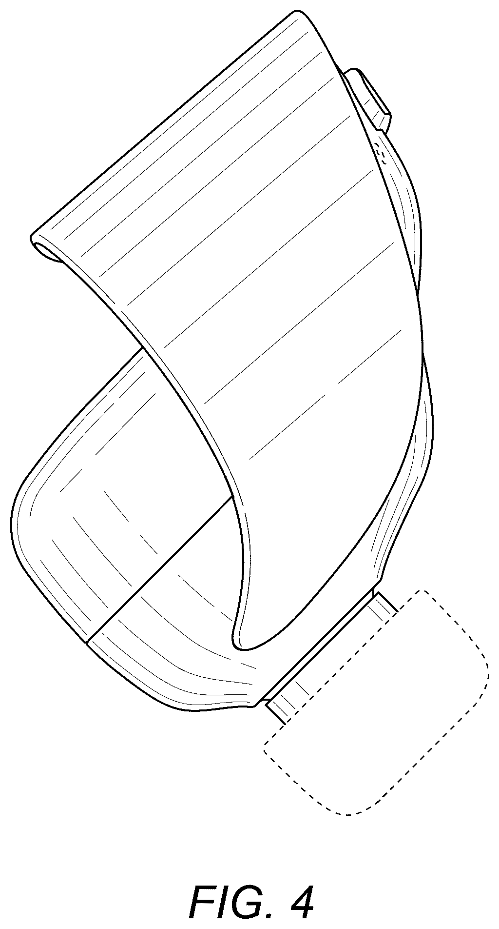 Patent USD1076869 Figure 4 – Earphone