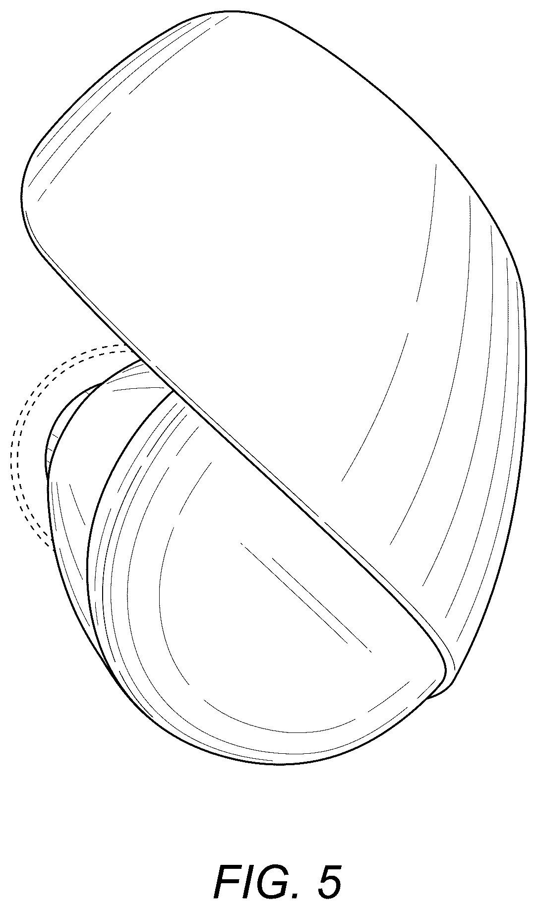 Patent USD1076869 Figure 5 – Earphone