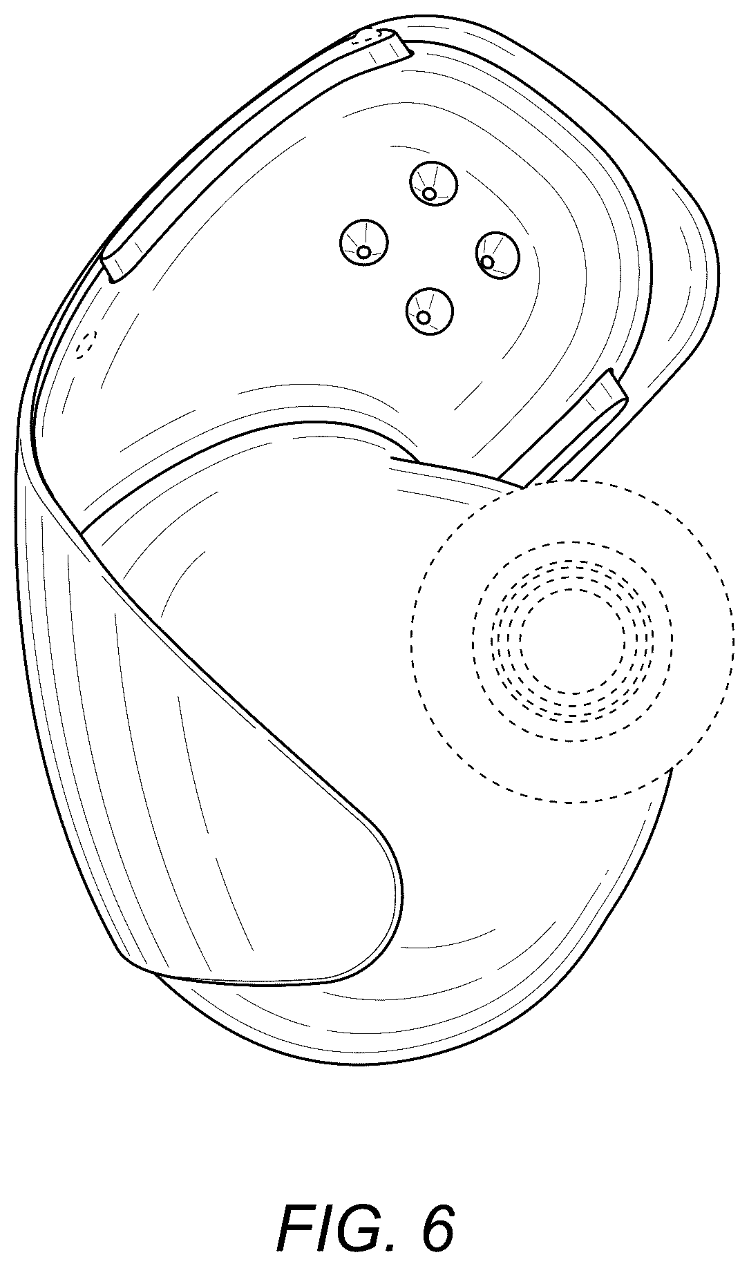Patent USD1076869 Figure 6 – Earphone