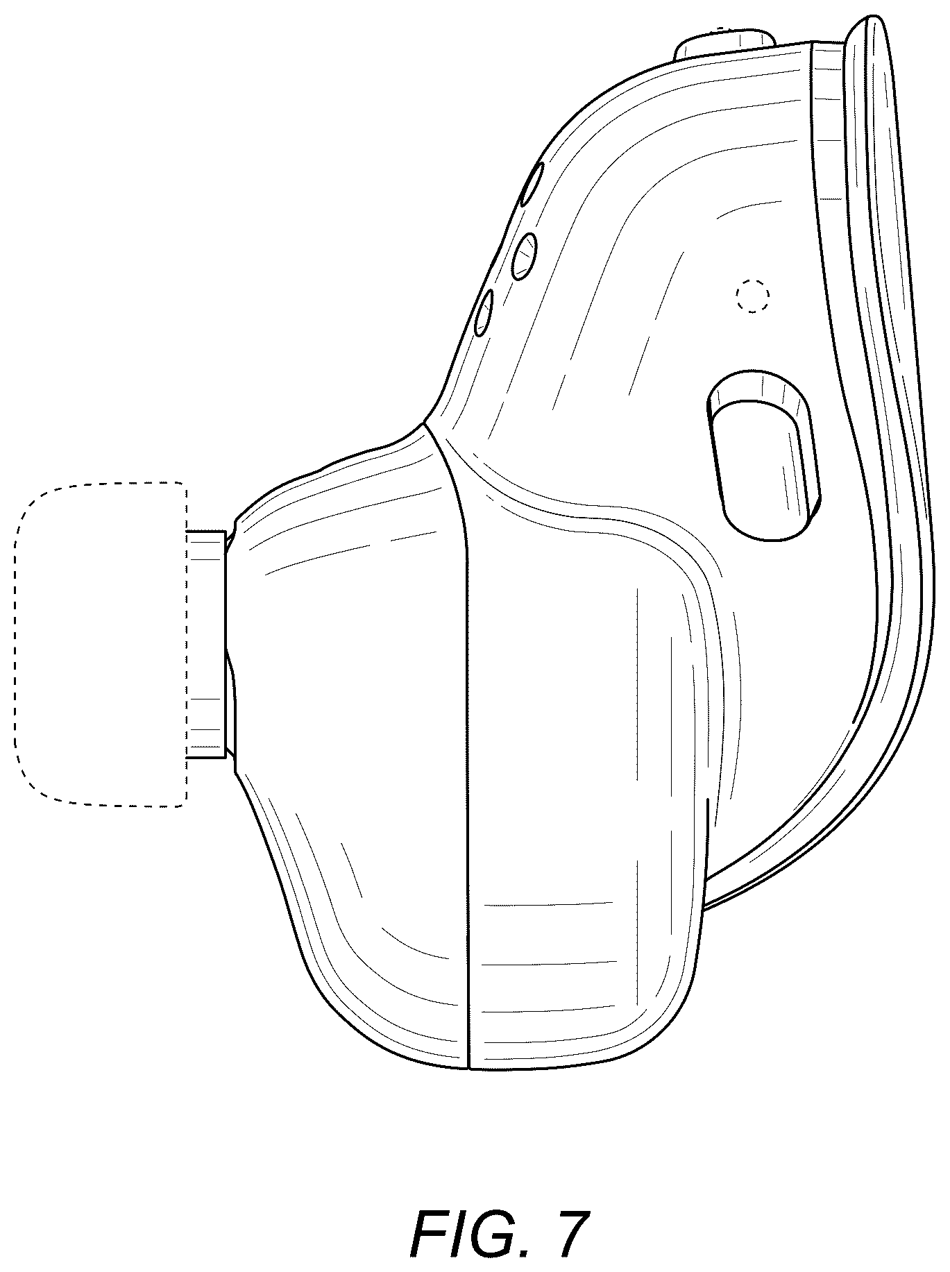 Patent USD1076869 Figure 7 – Earphone