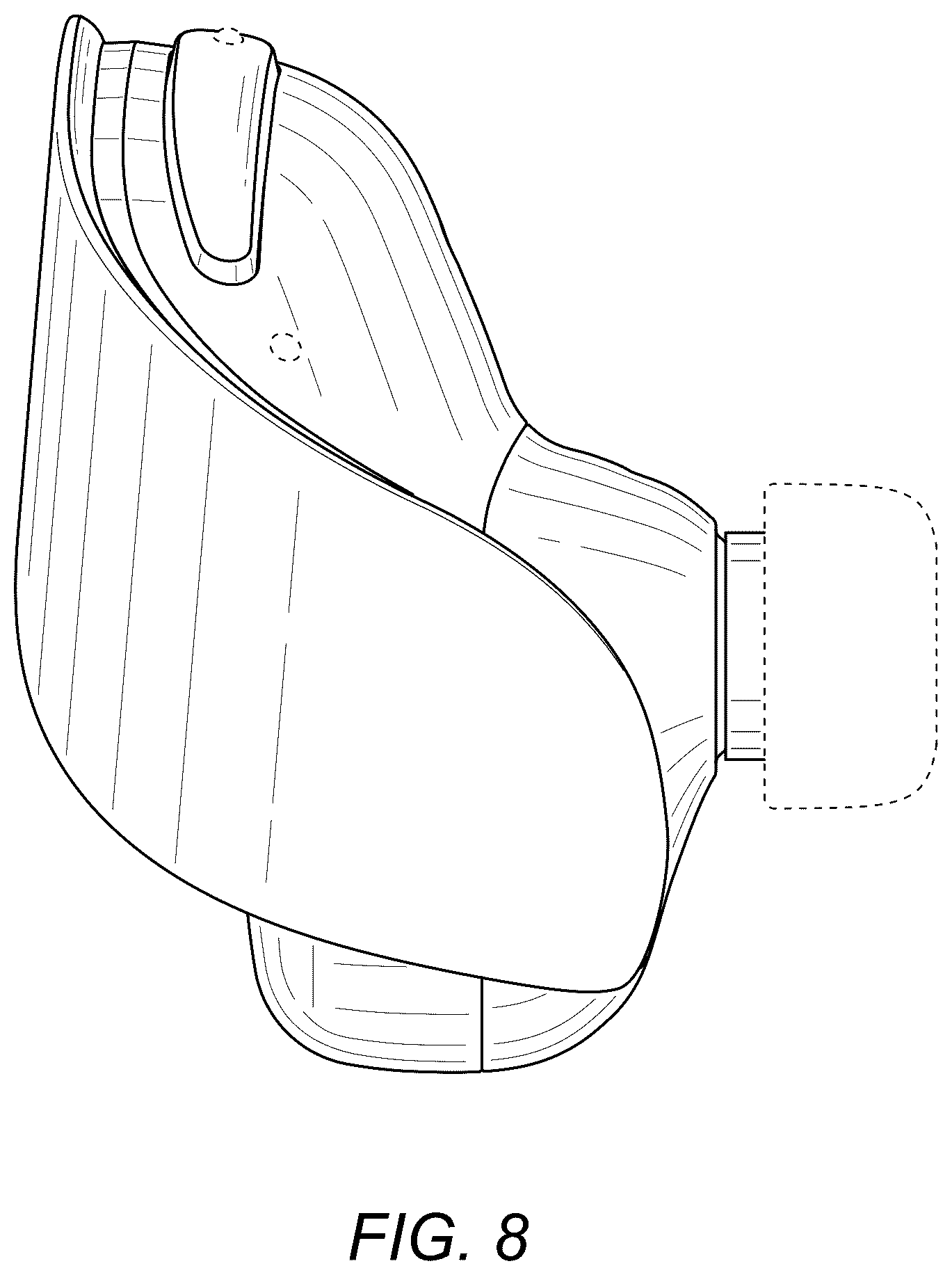 Patent USD1076869 Figure 8 – Earphone