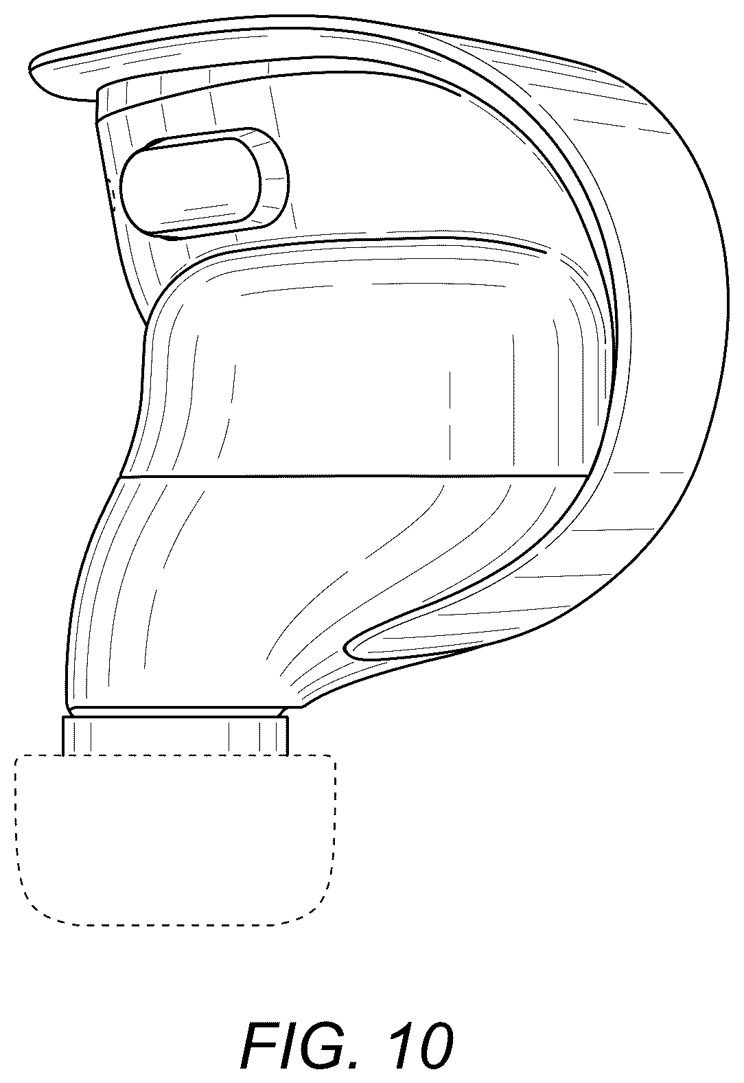 Patent USD1076869 Figure 10 – Earphone