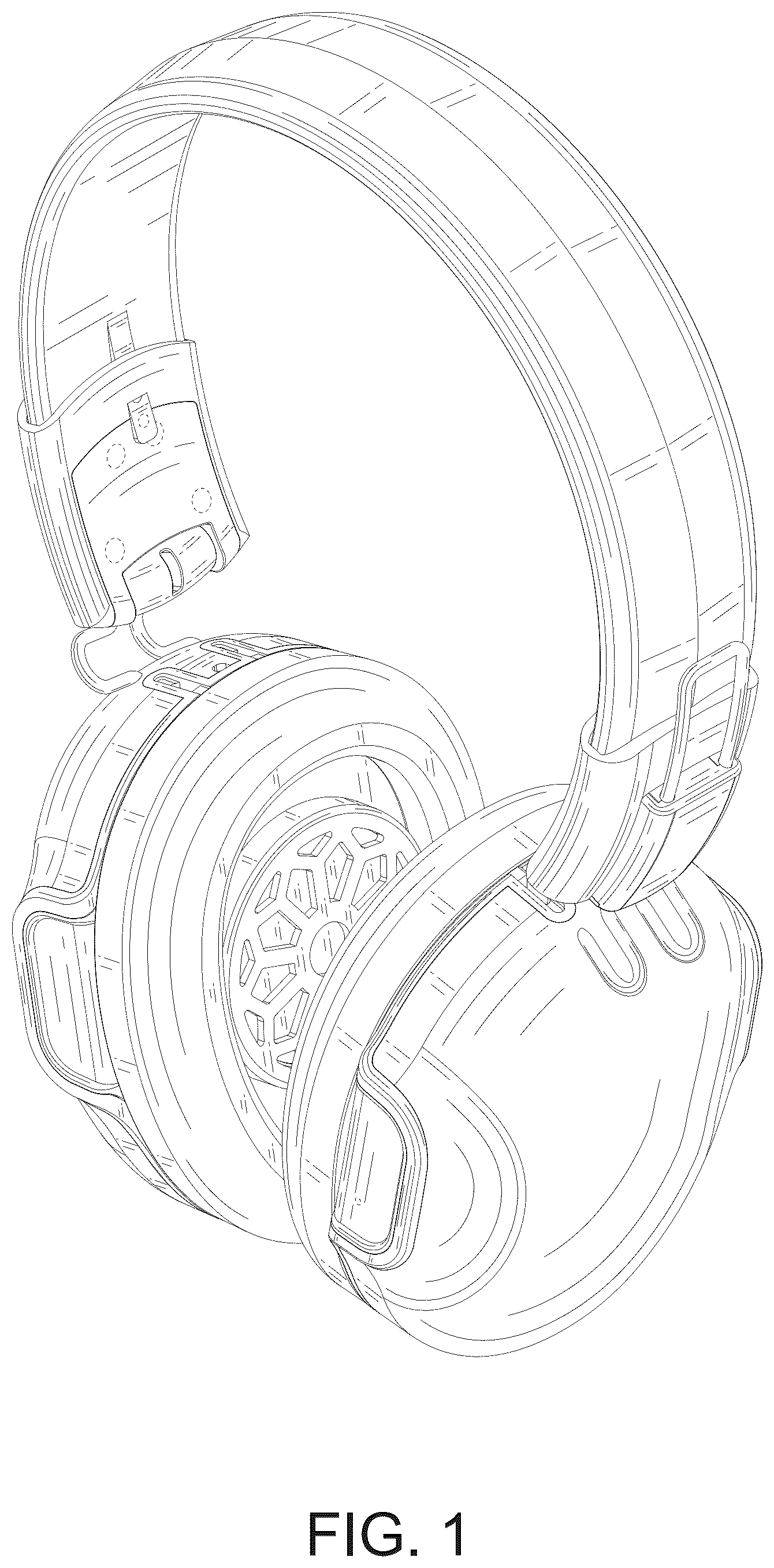 Patent USD1076870 Figure 1 – Headphone